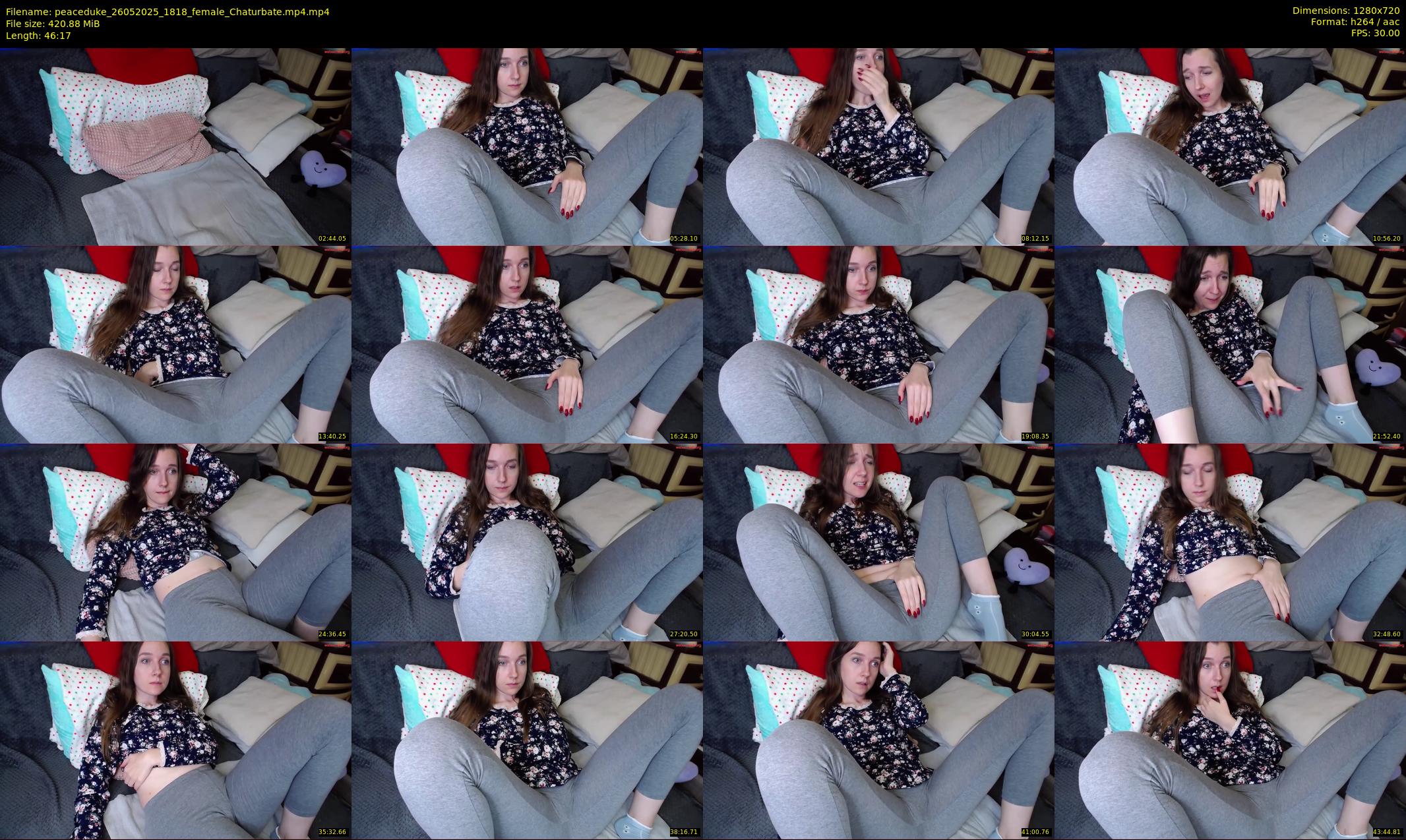 peaceduke — 47 minute Chaturbate female cam show recording, 720p, May 26, 2025