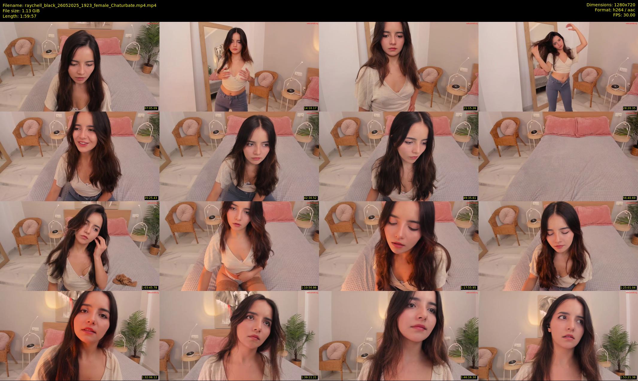 raychell_black — 120 minute Chaturbate female cam show recording, 720p, May 26, 2025