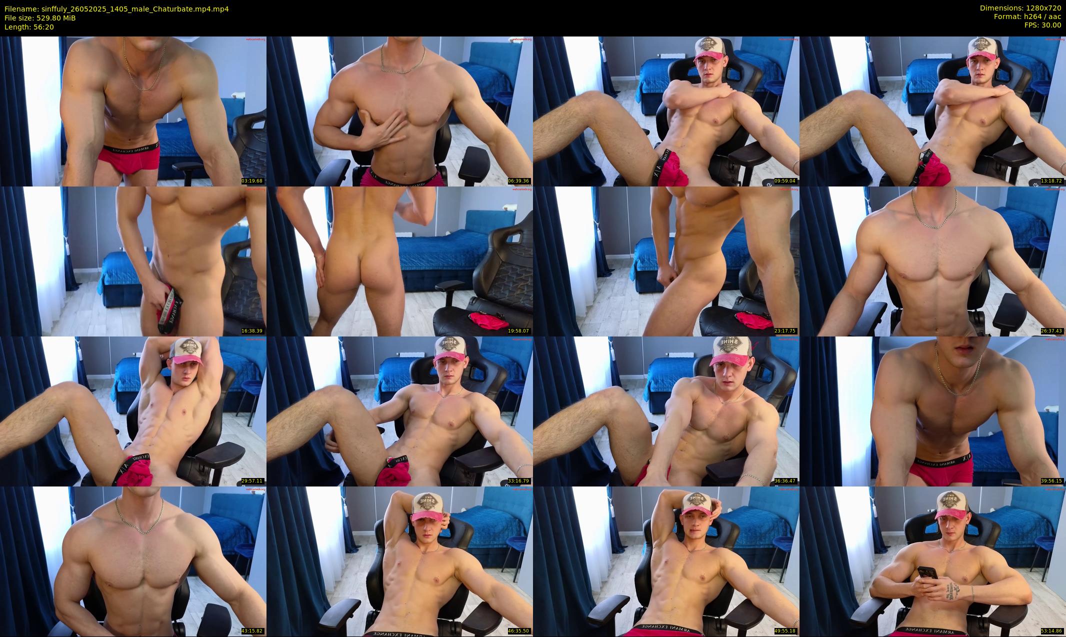 sinffuly — 57 minute Chaturbate male cam show recording, 720p, May 26, 2025