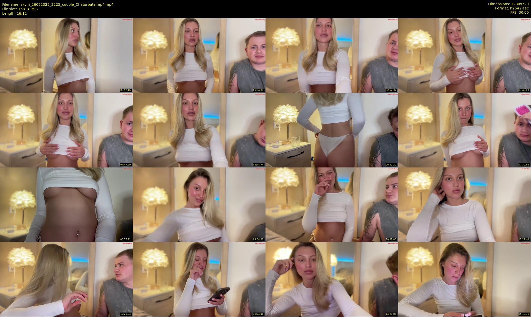 skyffi — 17 minute Chaturbate couple cam show recording, 720p, May 26, 2025