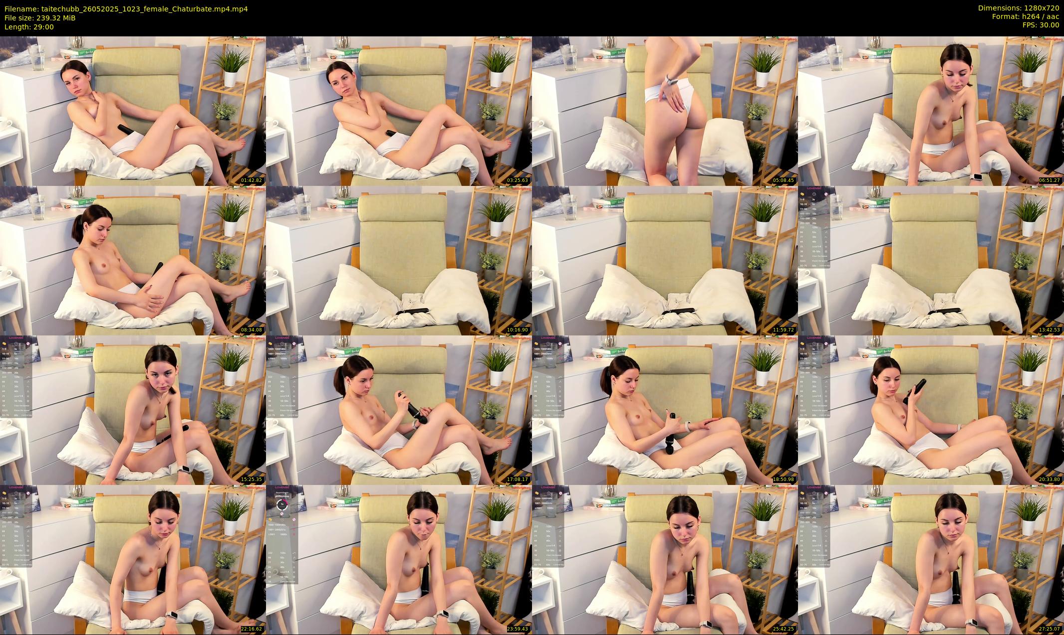 taitechubb — 29 minute Chaturbate female cam show recording, 720p, May 26, 2025