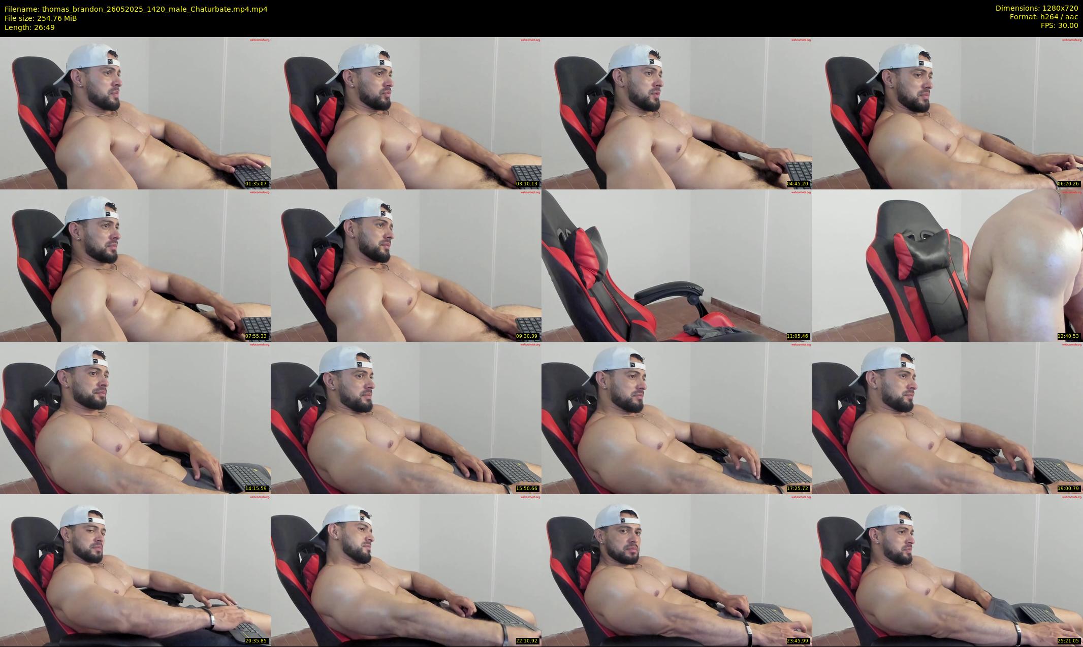 thomas_brandon — 27 minute Chaturbate male cam show recording, 720p, May 26, 2025