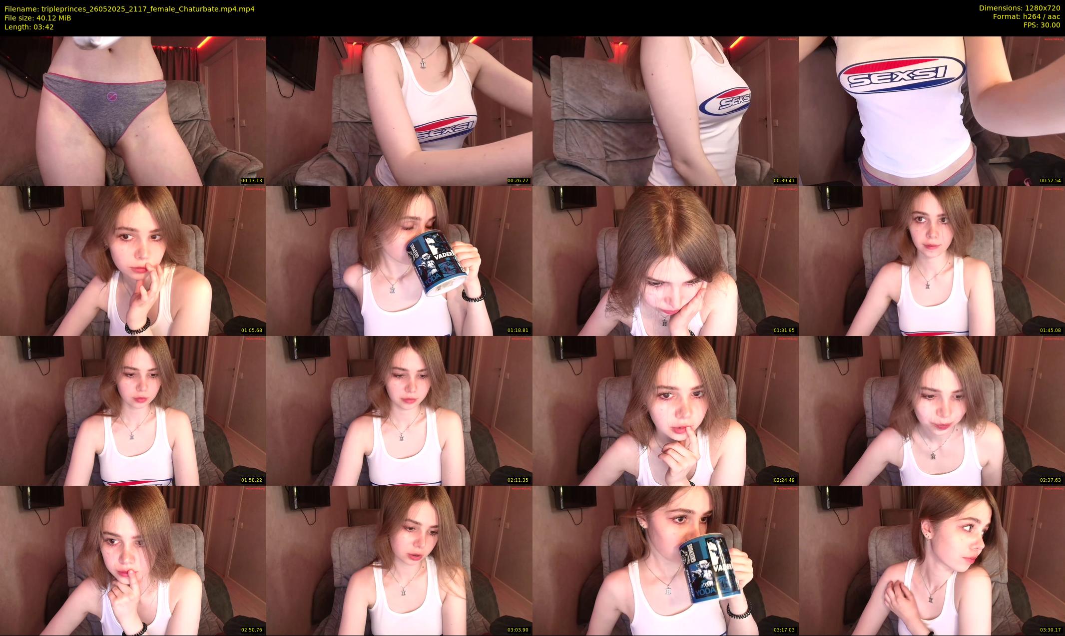 tripleprinces — 4 minute Chaturbate female cam show recording, 720p, May 26, 2025