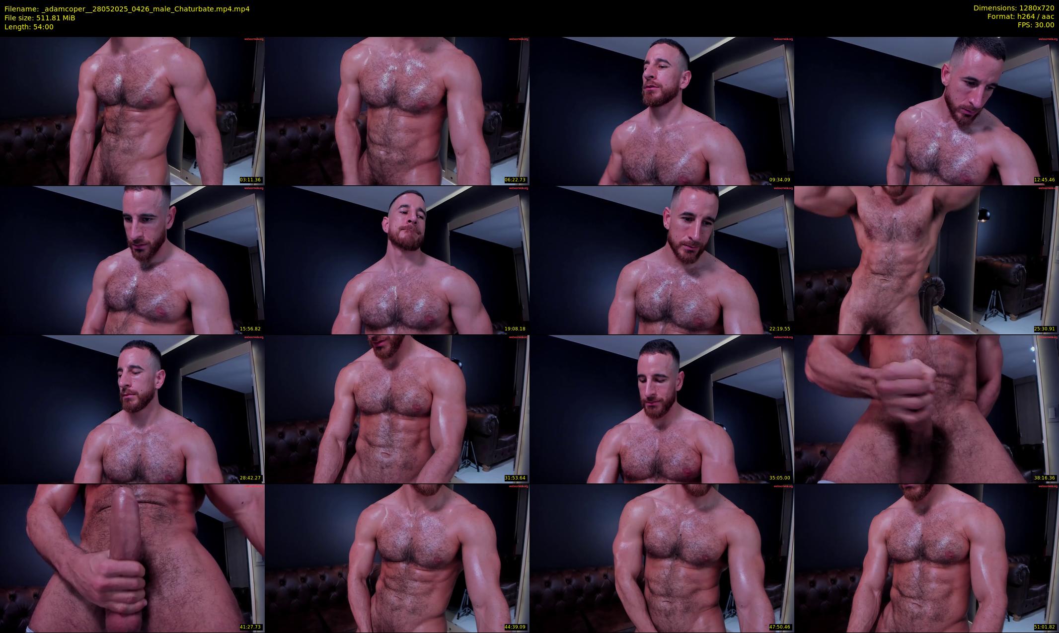 _adamcoper_ — 54 minute Chaturbate male cam show recording, 720p, May 28, 2025