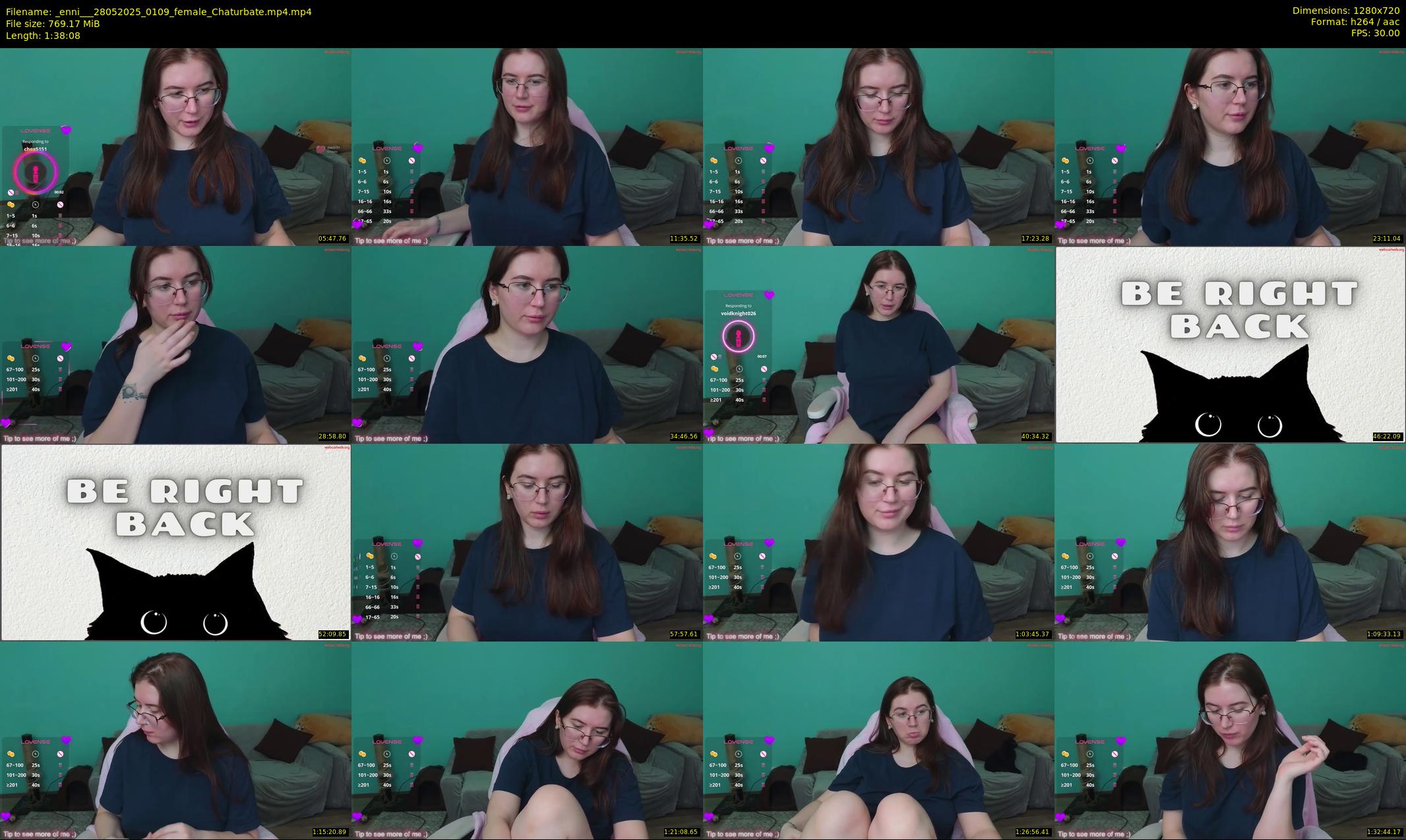 _enni__ — 99 minute Chaturbate female cam show recording, 720p, May 28, 2025