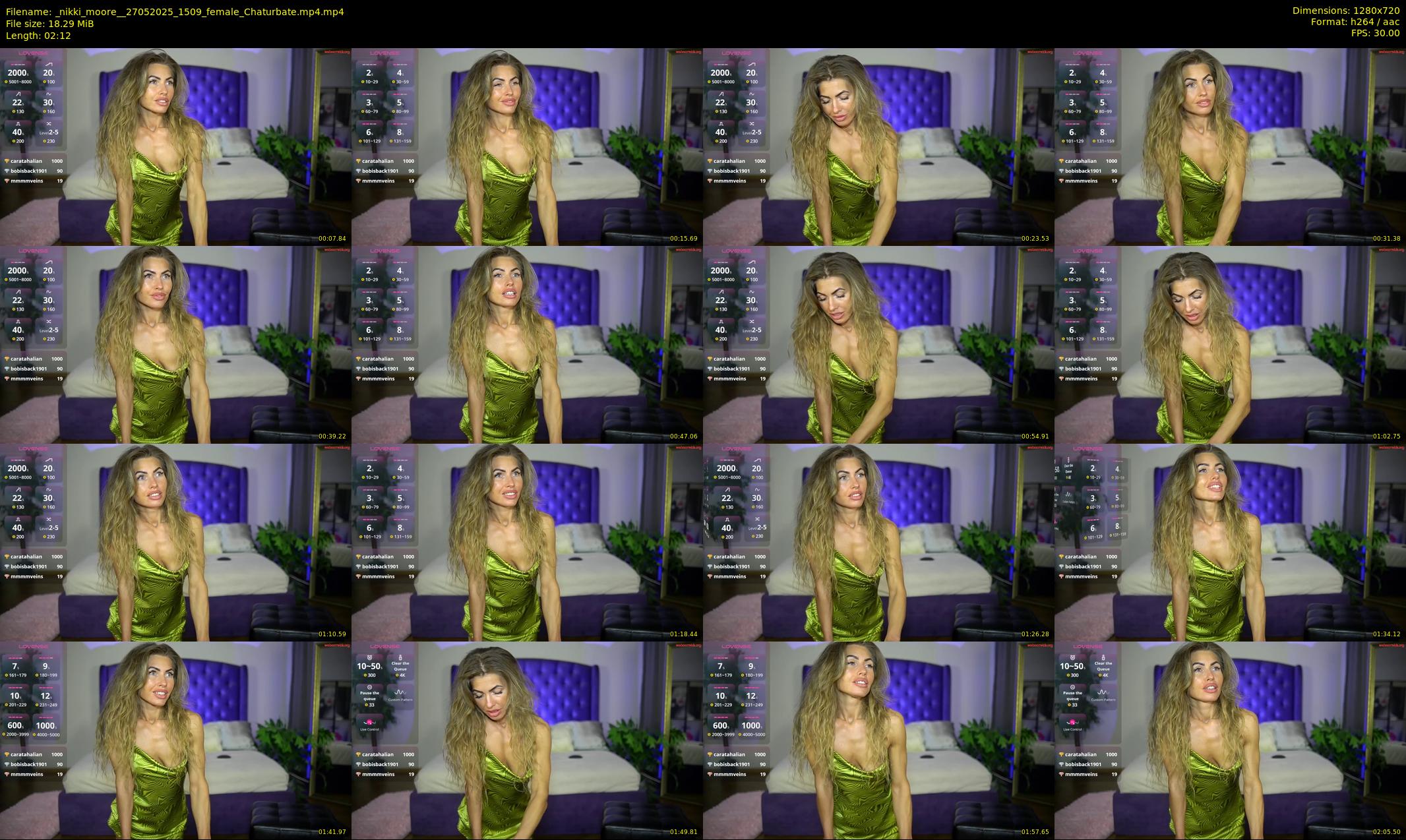 _nikki_moore_ — 3 minute Chaturbate female cam show recording, 720p, May 27, 2025