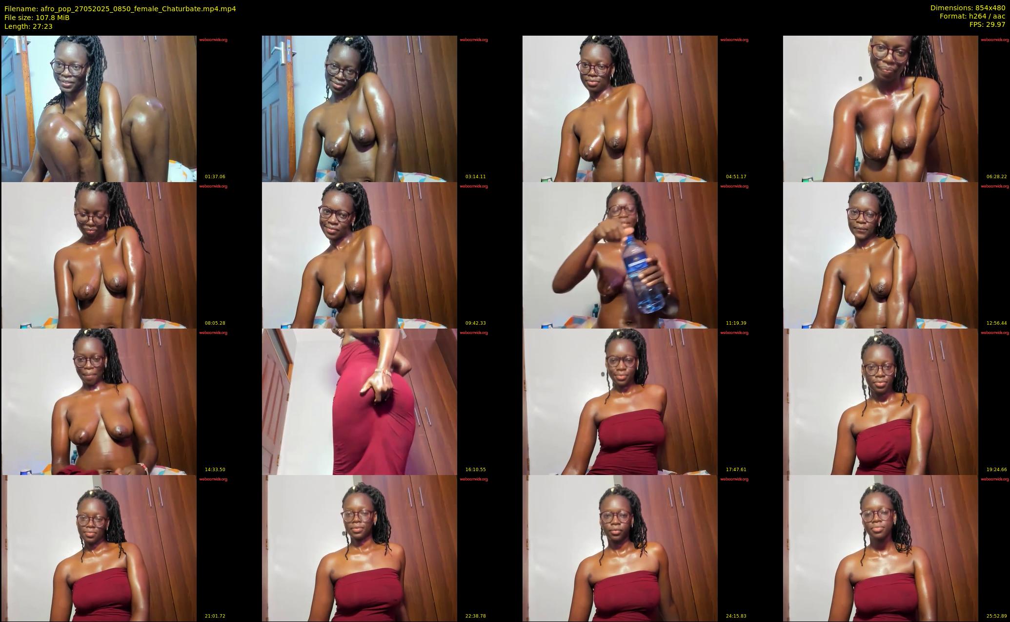 afro_pop — 28 minute Chaturbate female cam show recording, 480p, May 27, 2025