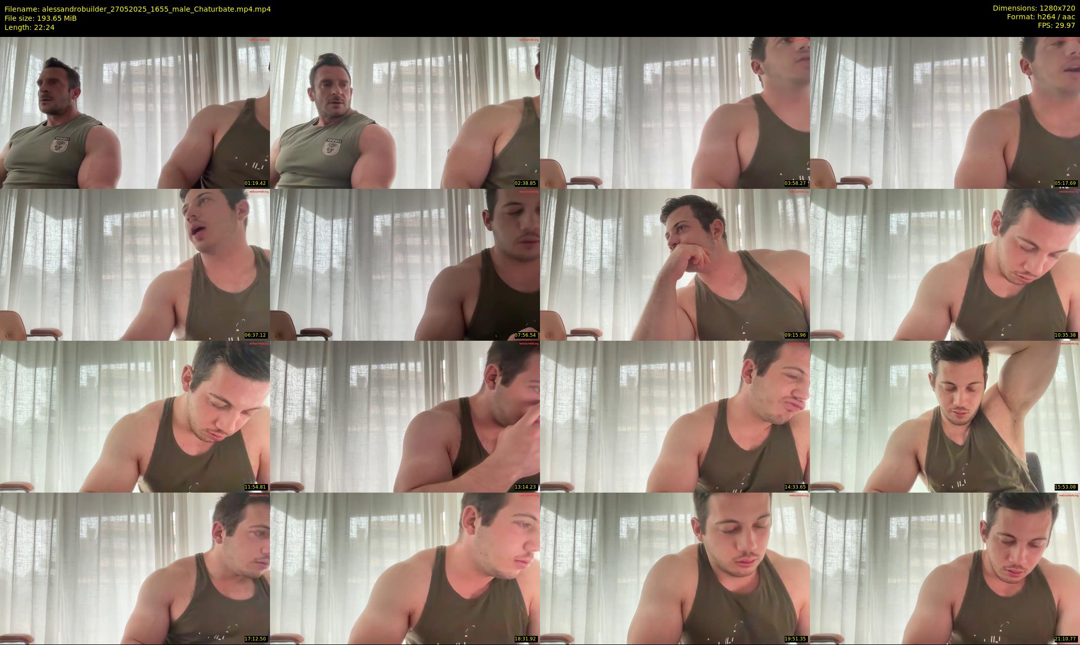 alessandrobuilder — 23 minute Chaturbate couple cam show recording, 720p, May 27, 2025