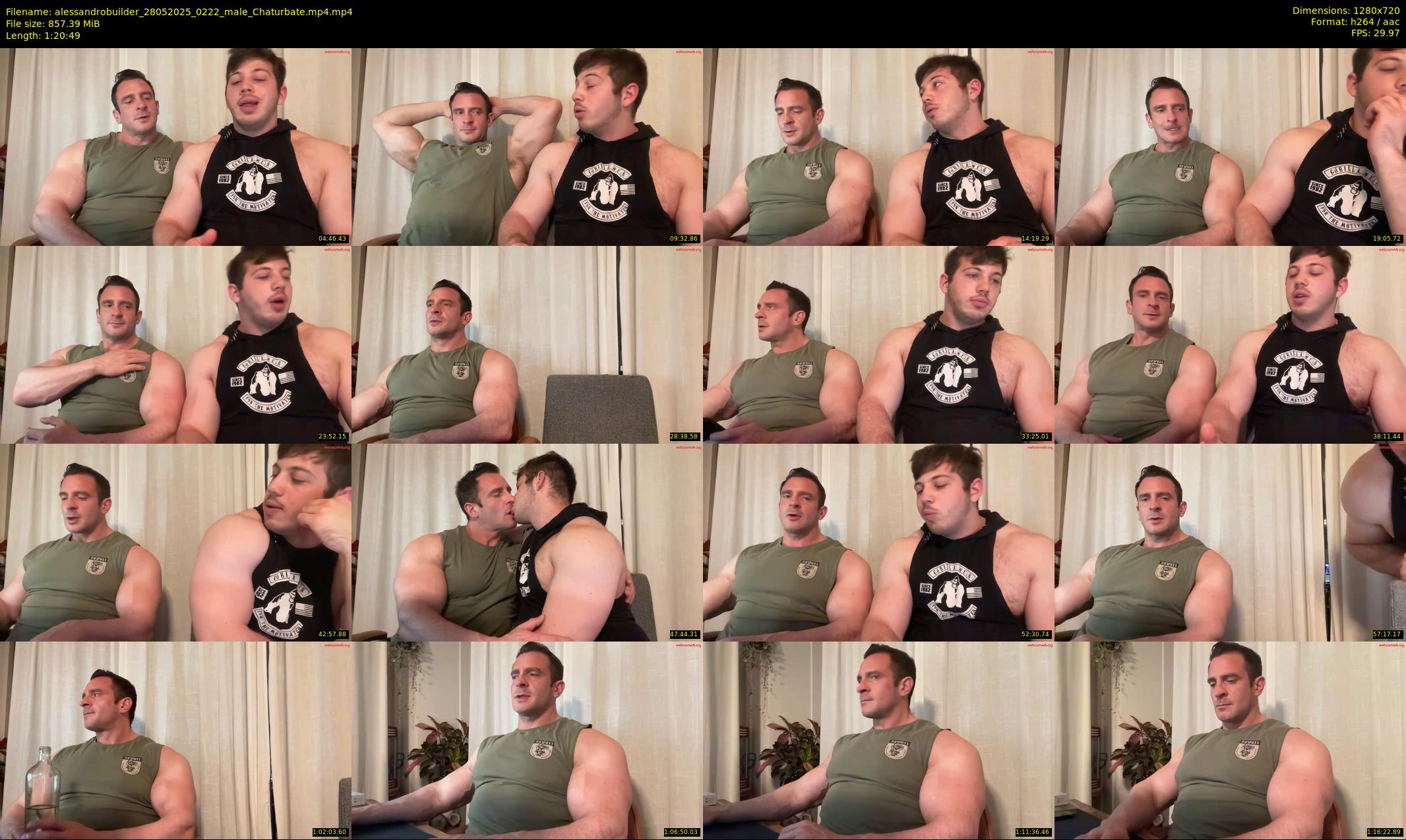 alessandrobuilder — 81 minute Chaturbate couple cam show recording, 720p, May 28, 2025