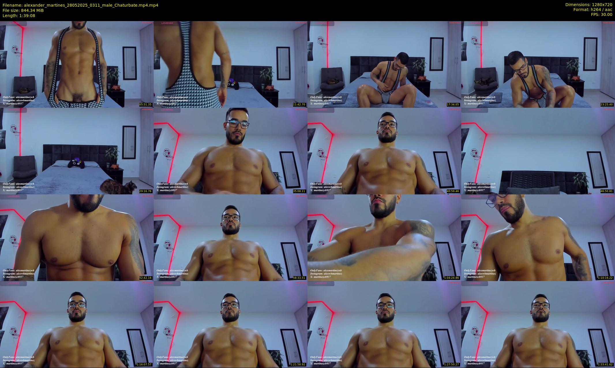 alexander_martines — 100 minute Chaturbate male cam show recording, 720p, May 28, 2025
