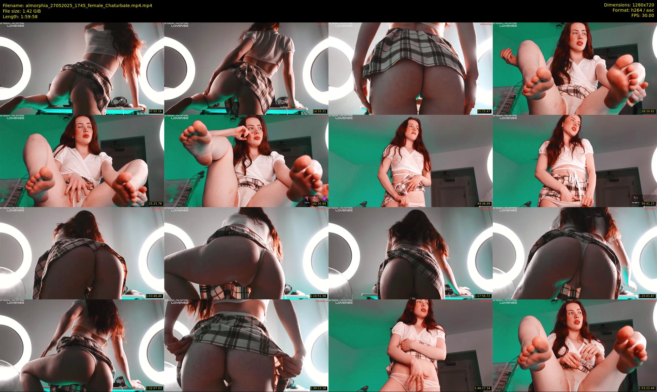 almorphia — 120 minute Chaturbate female cam show recording, 720p, May 27, 2025