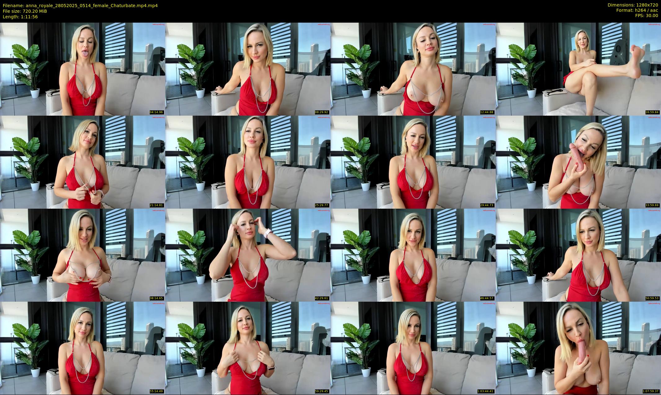 anna_royale — 72 minute Chaturbate female cam show recording, 720p, May 28, 2025