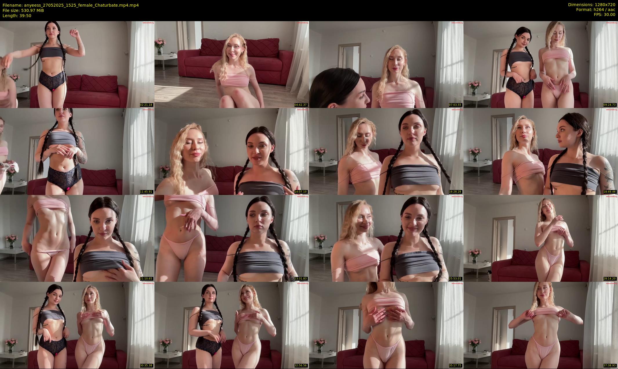 anyeess — 40 minute Chaturbate female cam show recording, 720p, May 27, 2025
