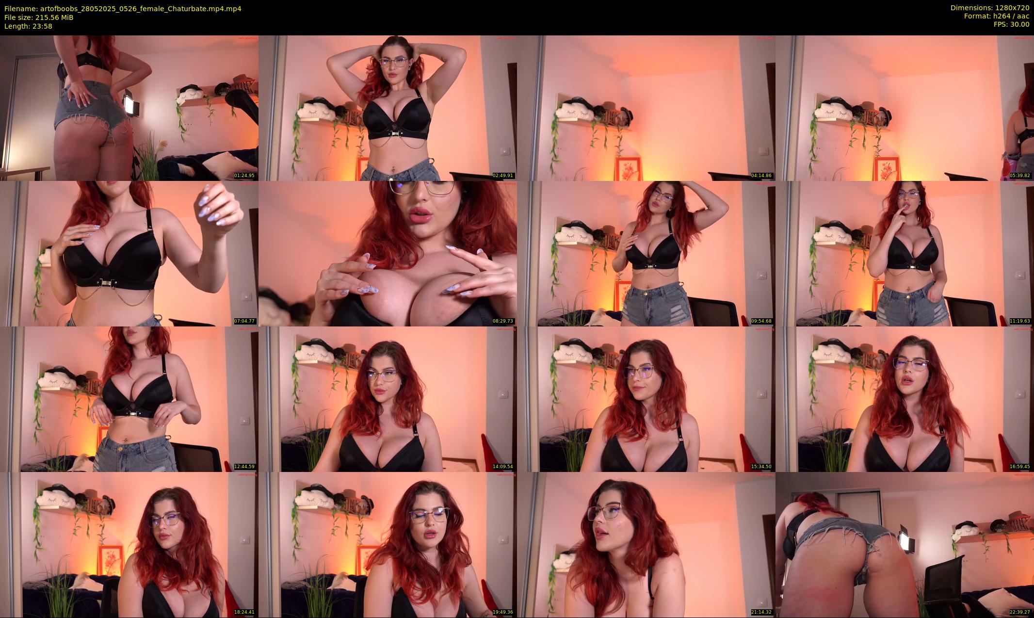 artofboobs — 24 minute Chaturbate female cam show recording, 720p, May 28, 2025