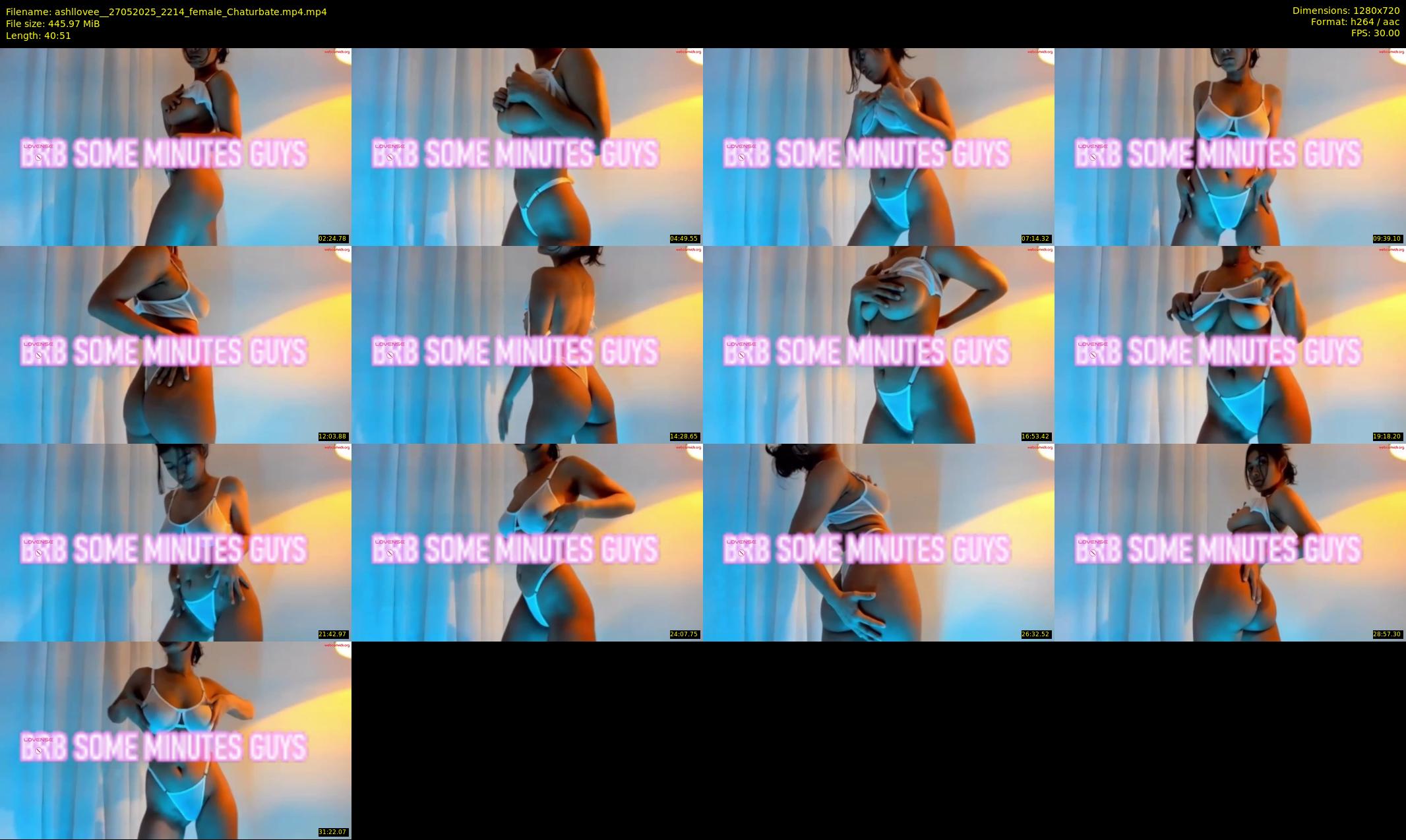 ashllovee_ — 41 minute Chaturbate female cam show recording, 720p, May 27, 2025