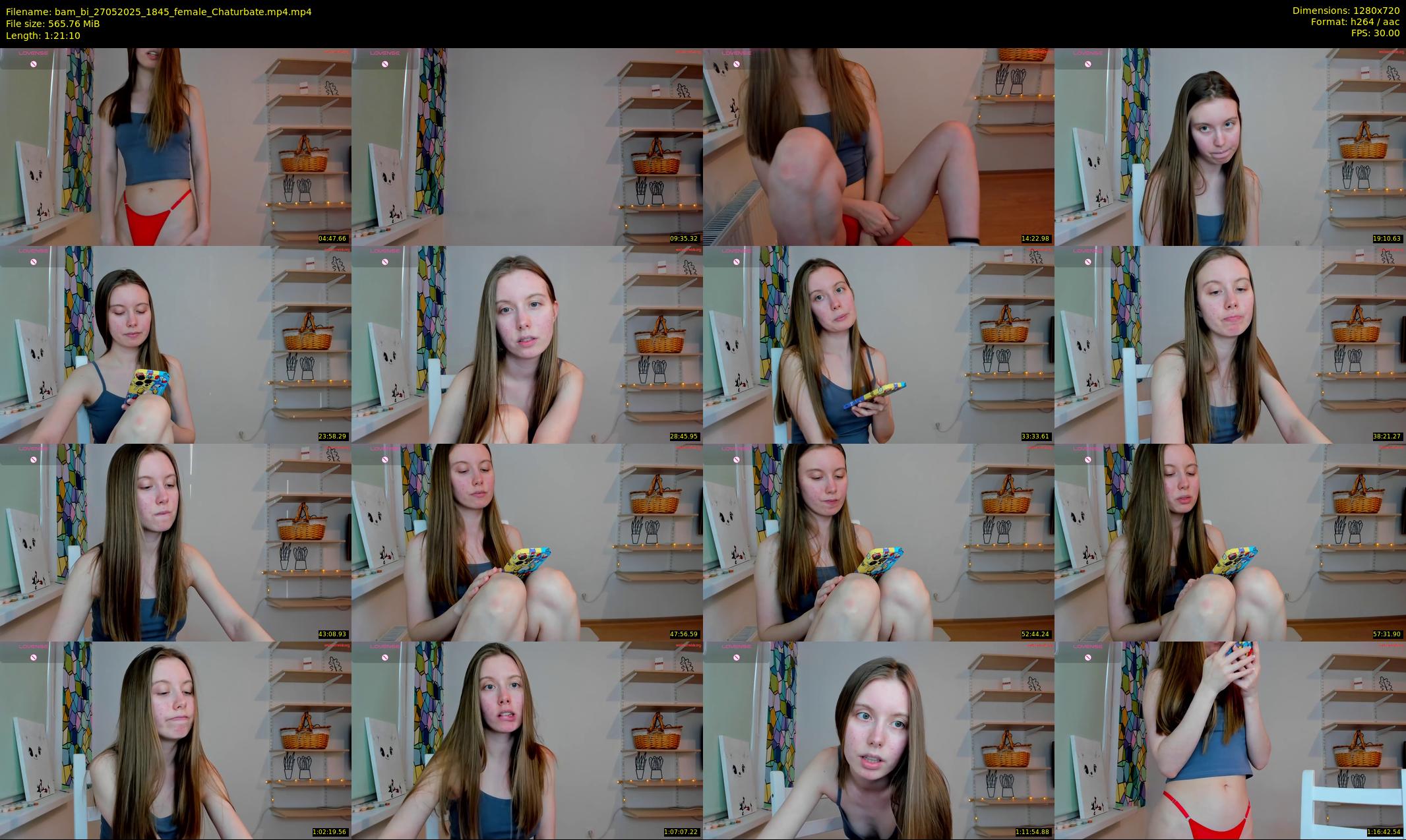 bam_bi — 82 minute Chaturbate female cam show recording, 720p, May 27, 2025