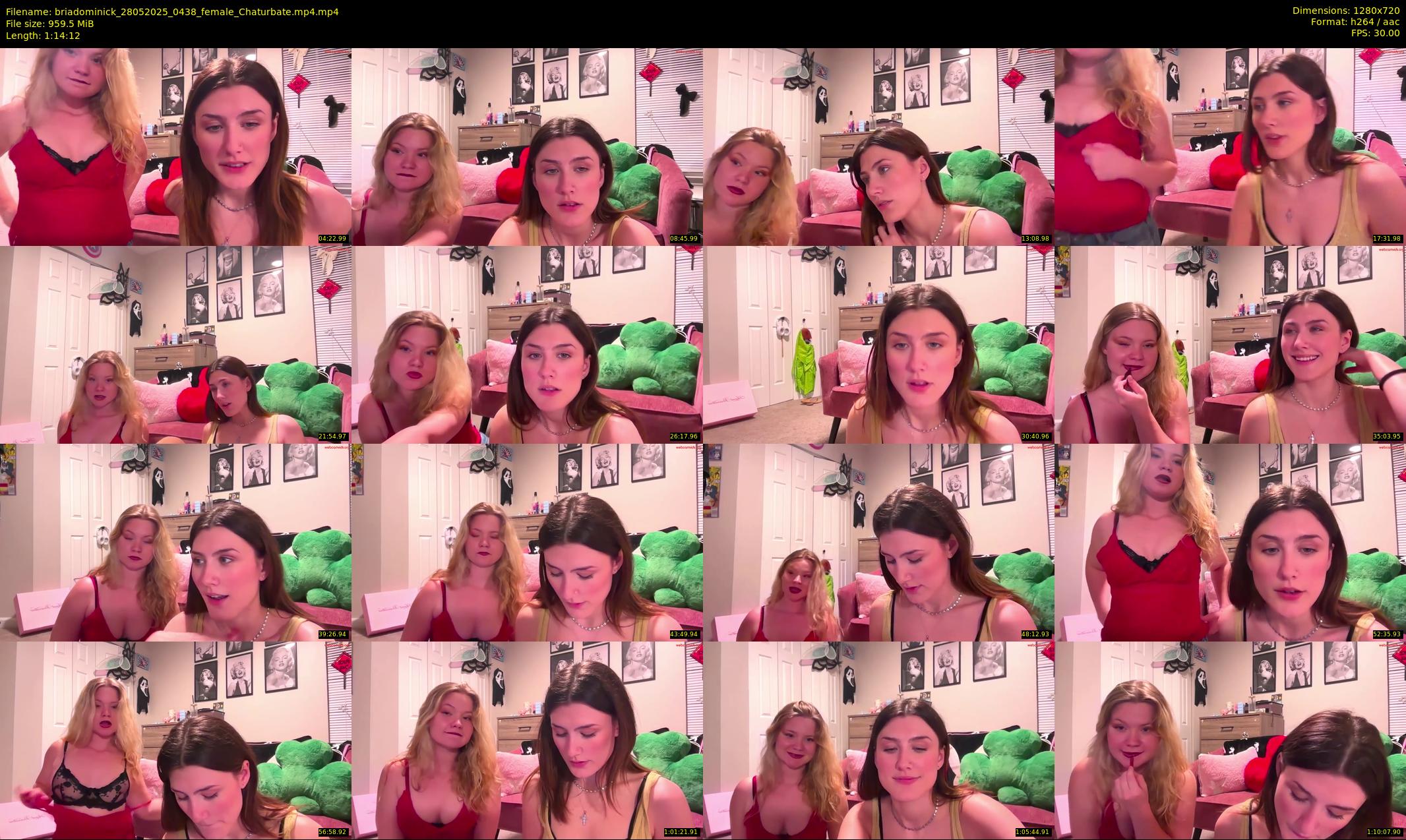 briadominick — 75 minute Chaturbate couple cam show recording, 720p, May 28, 2025