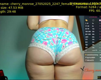 cherry_monroe — 30 minute Chaturbate female cam show recording, 720p, May 27, 2025