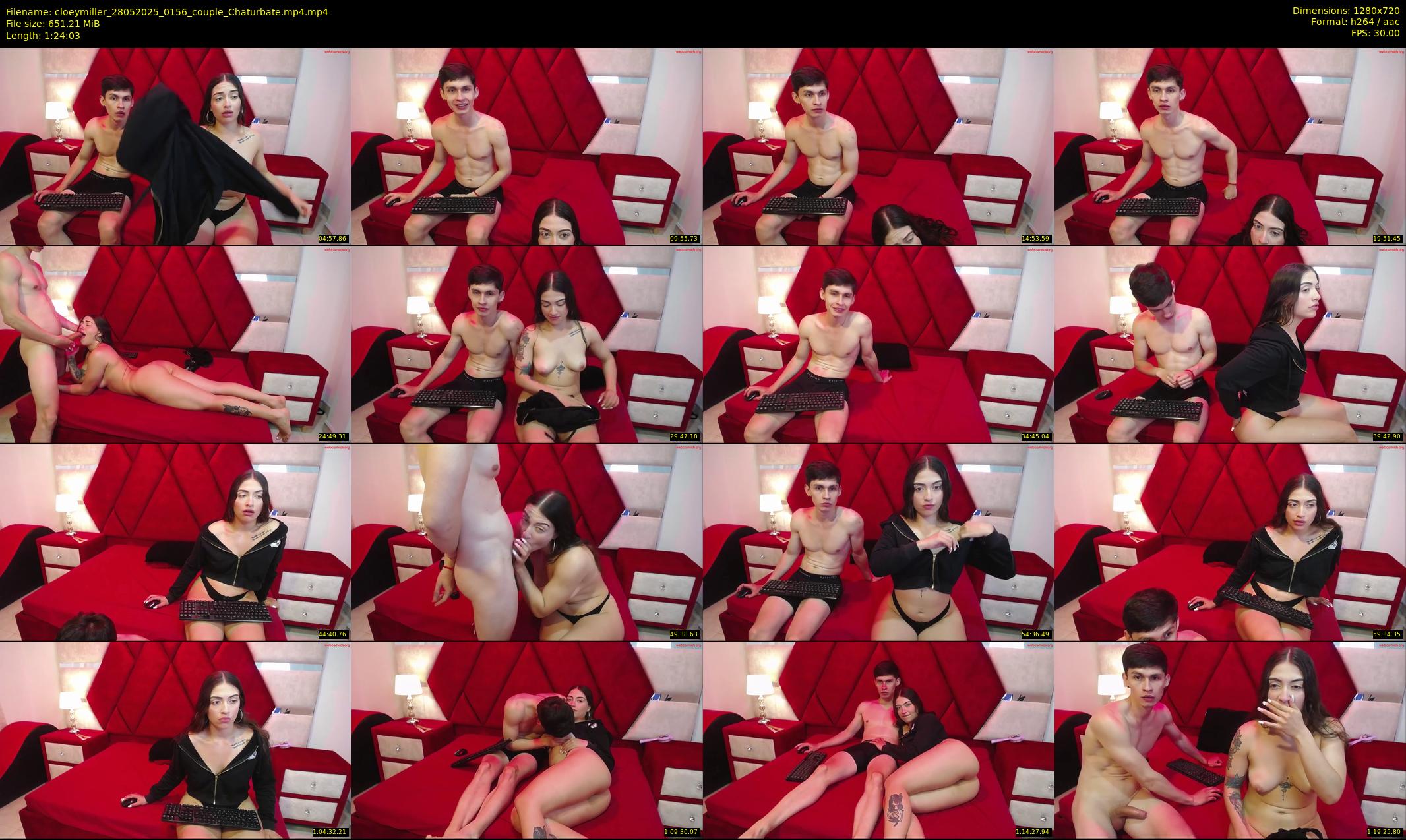 cloeymiller — 85 minute Chaturbate couple cam show recording, 720p, May 28, 2025