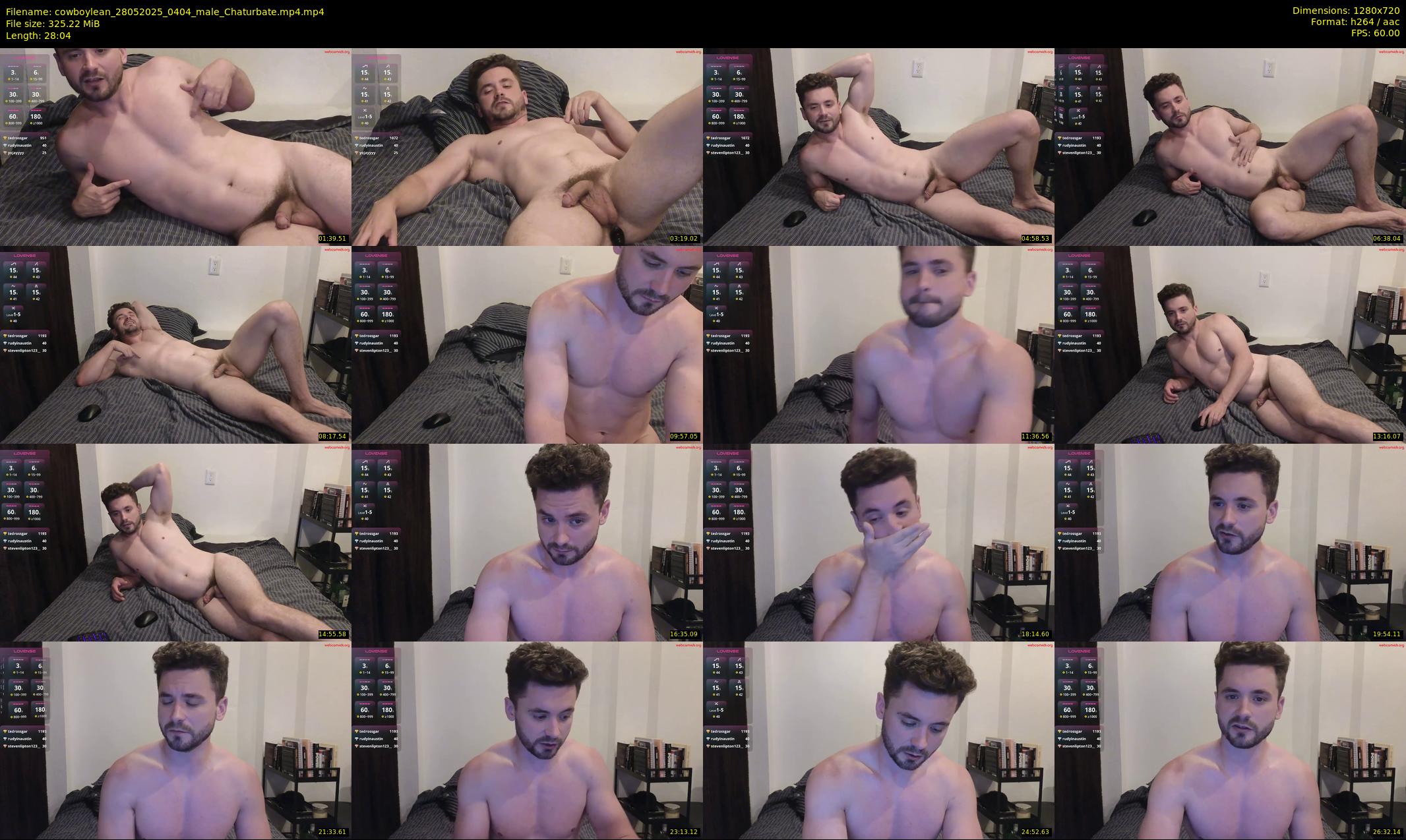 cowboylean — 29 minute Chaturbate male cam show recording, 720p, May 28, 2025
