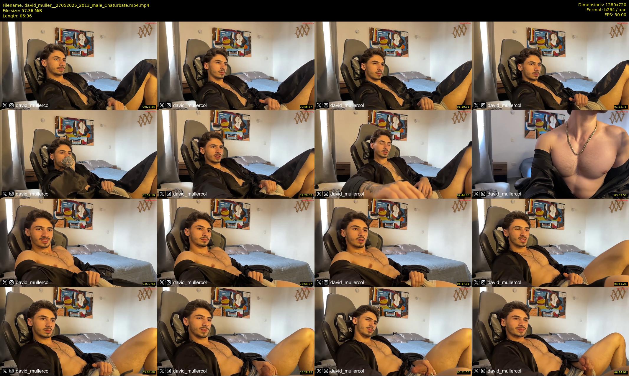david_muller_ — 7 minute Chaturbate male cam show recording, 720p, May 27, 2025