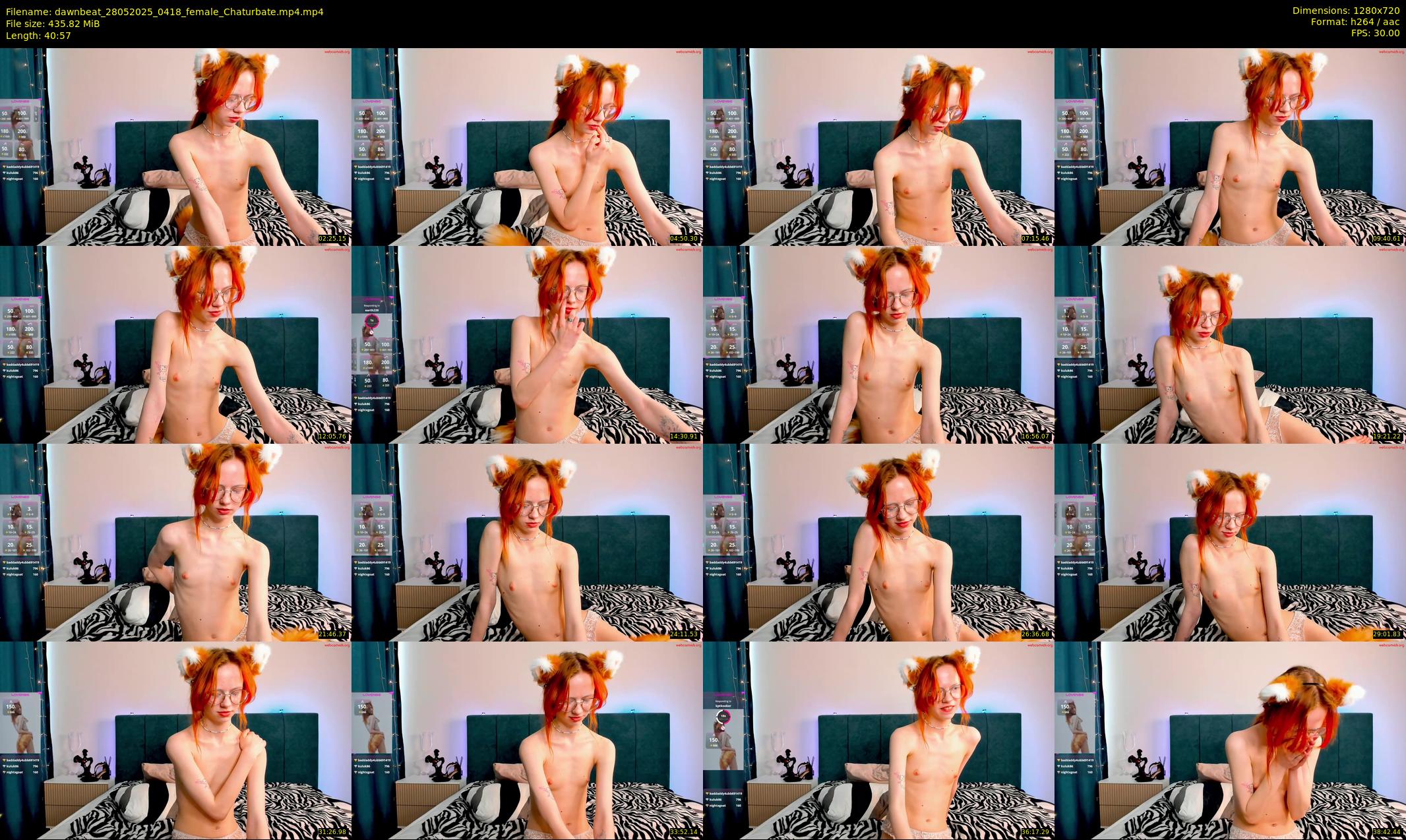 dawnbeat — 41 minute Chaturbate female cam show recording, 720p, May 28, 2025