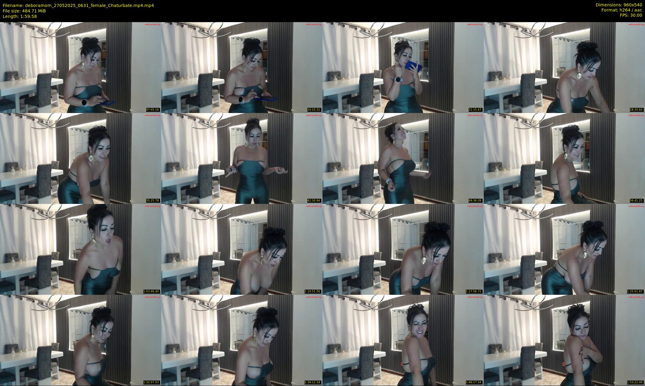 deboramom — 120 minute Chaturbate female cam show recording, 480p, May 27, 2025