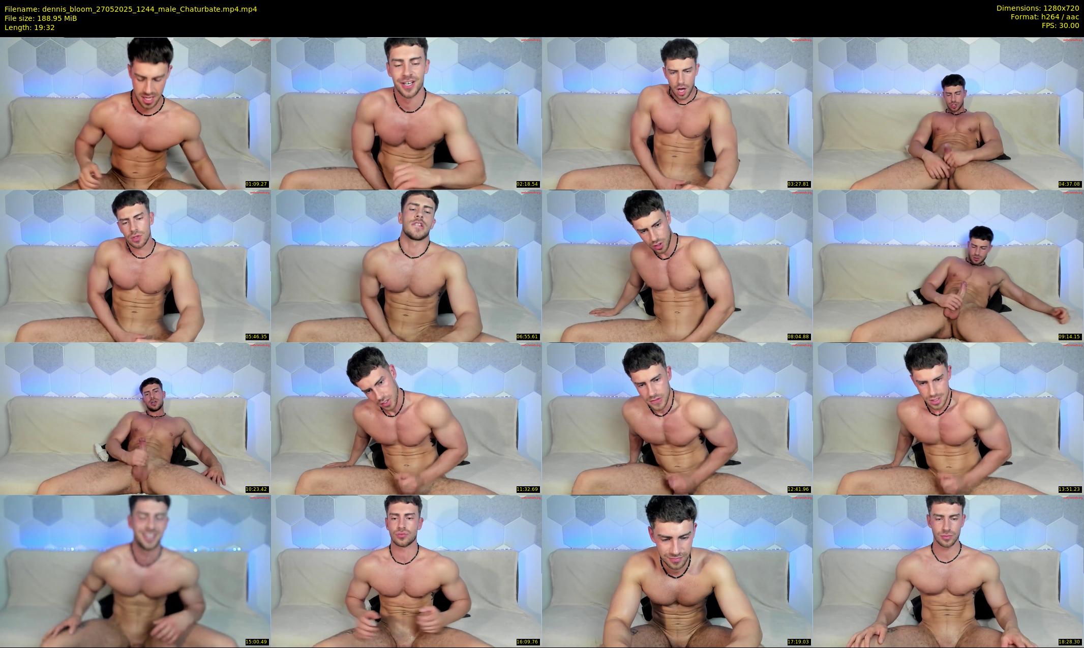 dennis_bloom — 20 minute Chaturbate male cam show recording, 720p, May 27, 2025