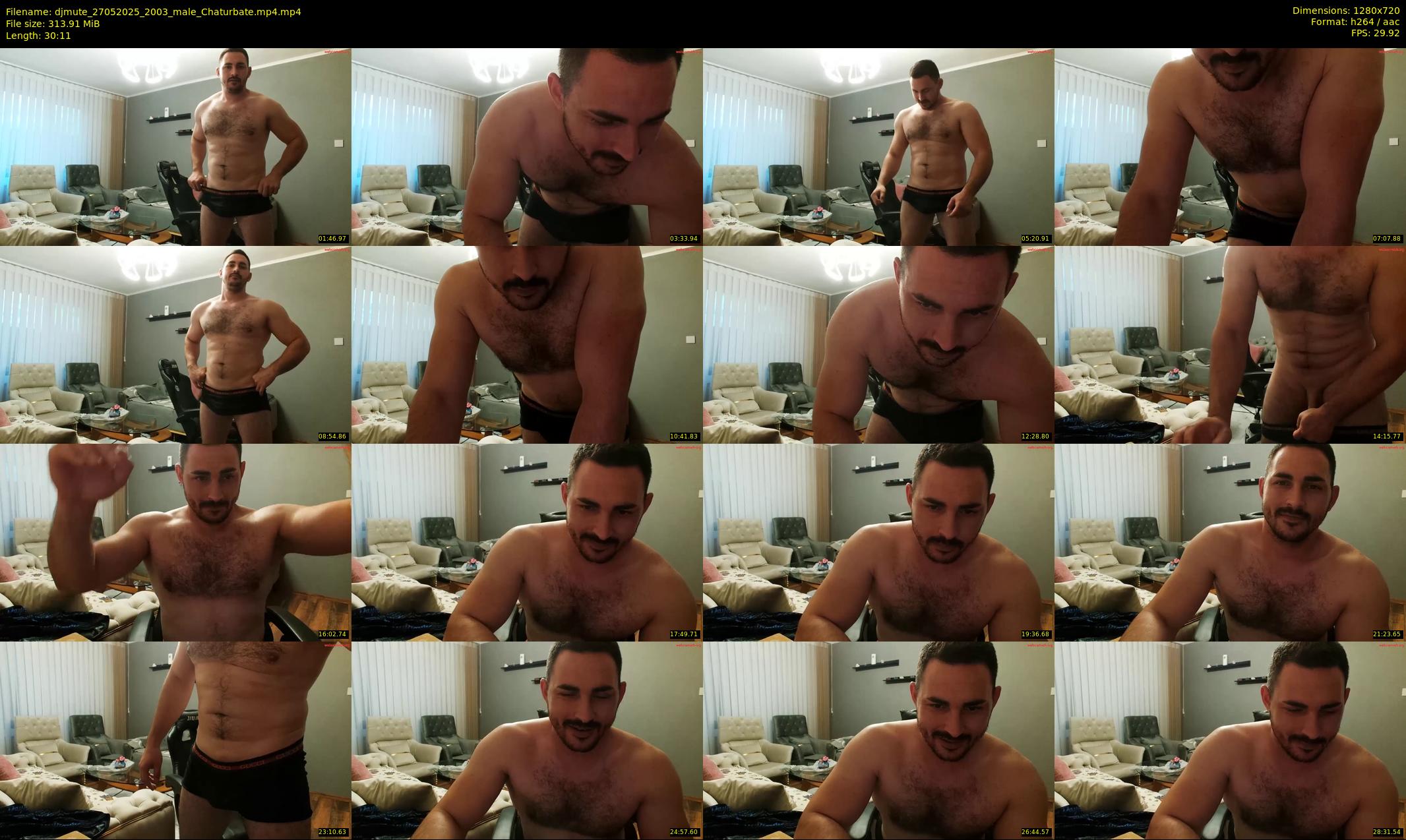 djmute — 31 minute Chaturbate male cam show recording, 720p, May 27, 2025