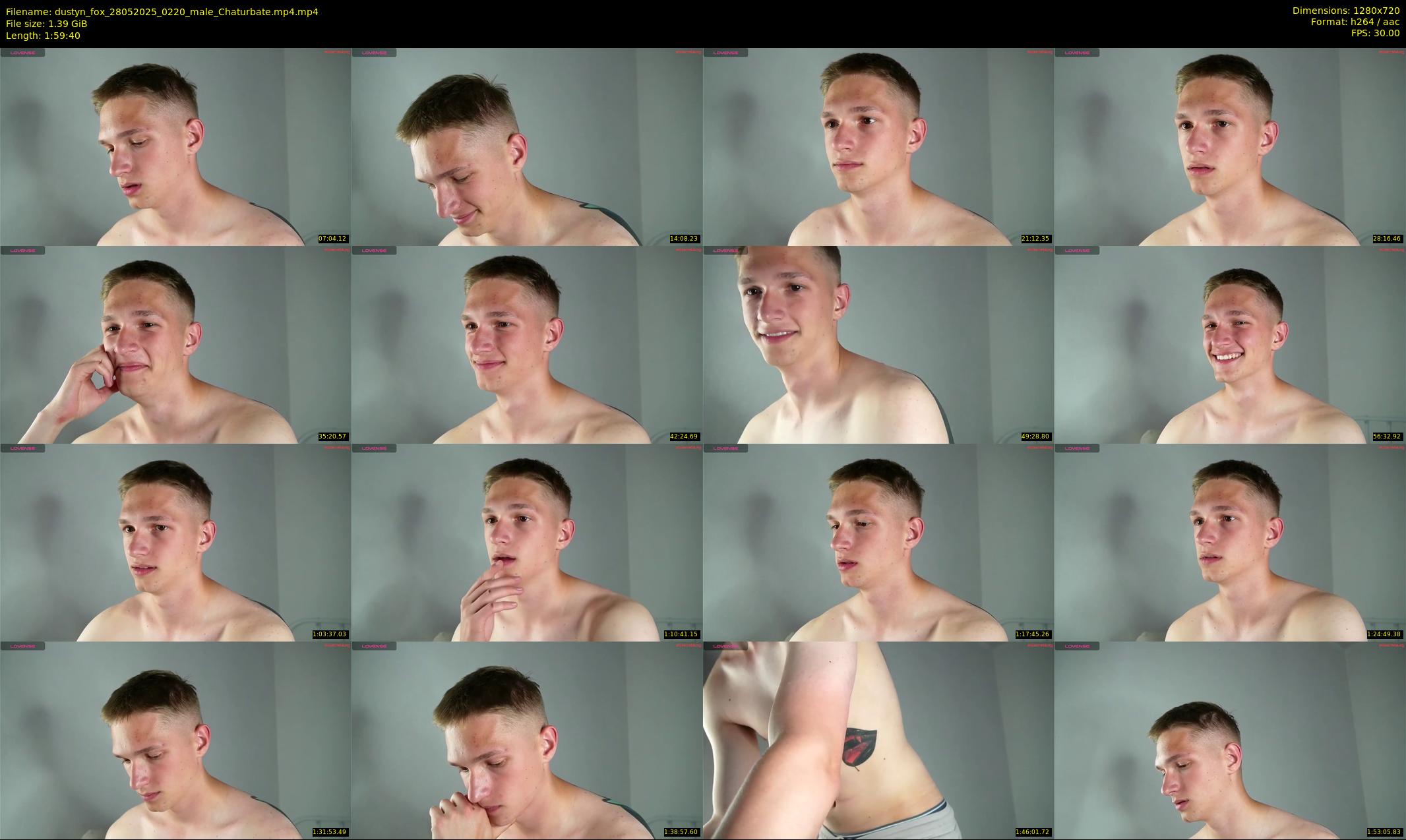 dustyn_fox — 120 minute Chaturbate male cam show recording, 720p, May 28, 2025