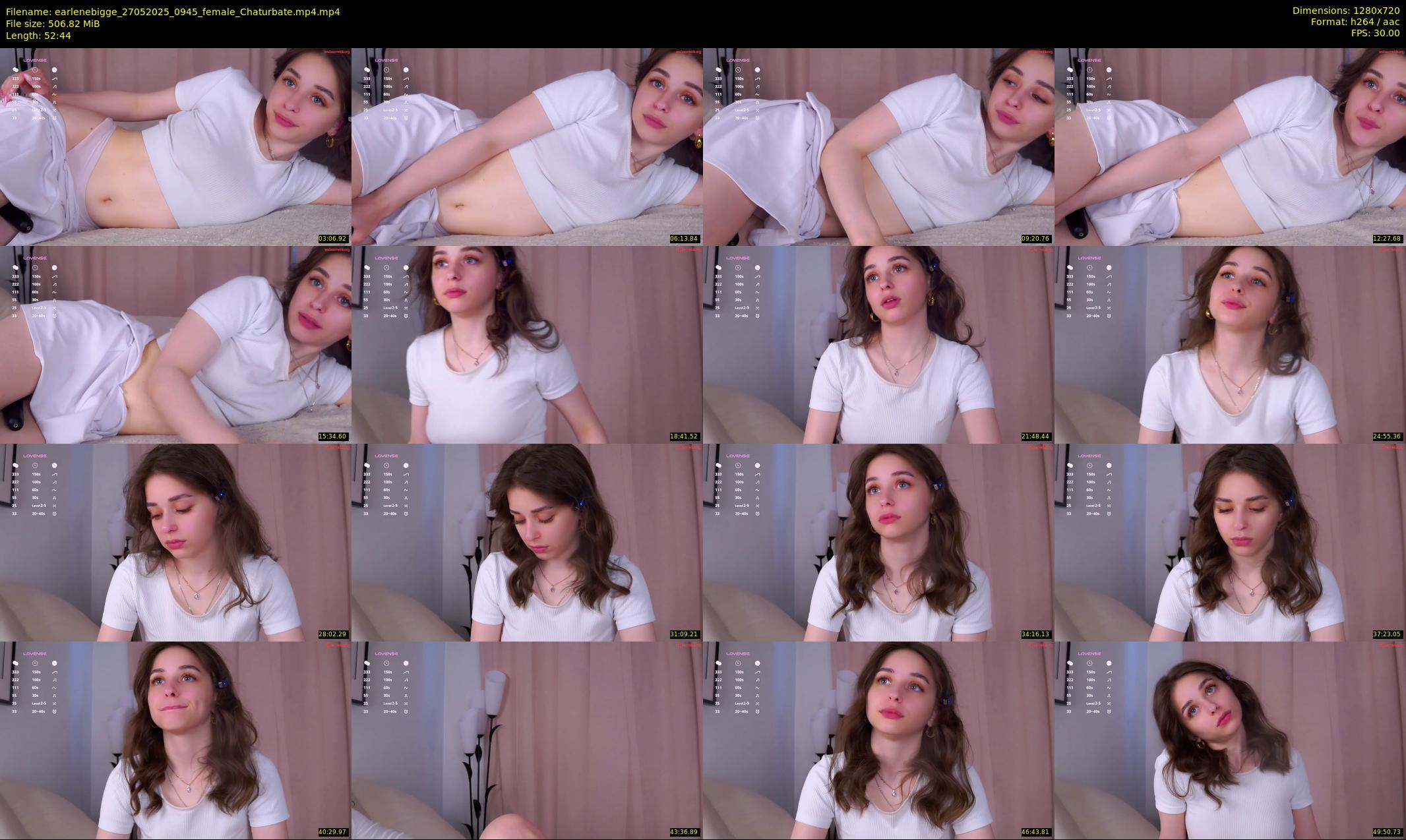 earlenebigge — 53 minute Chaturbate female cam show recording, 720p, May 27, 2025