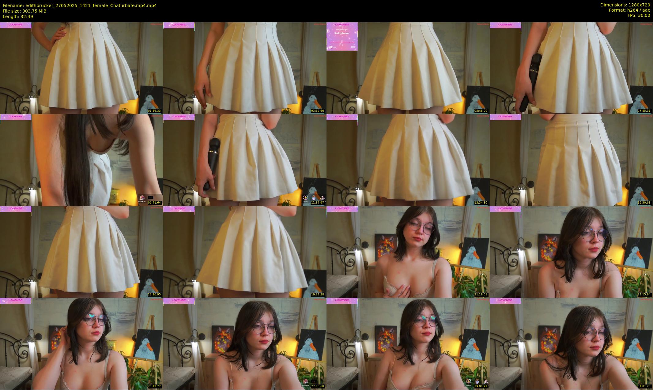 edithbrucker — 33 minute Chaturbate female cam show recording, 720p, May 27, 2025