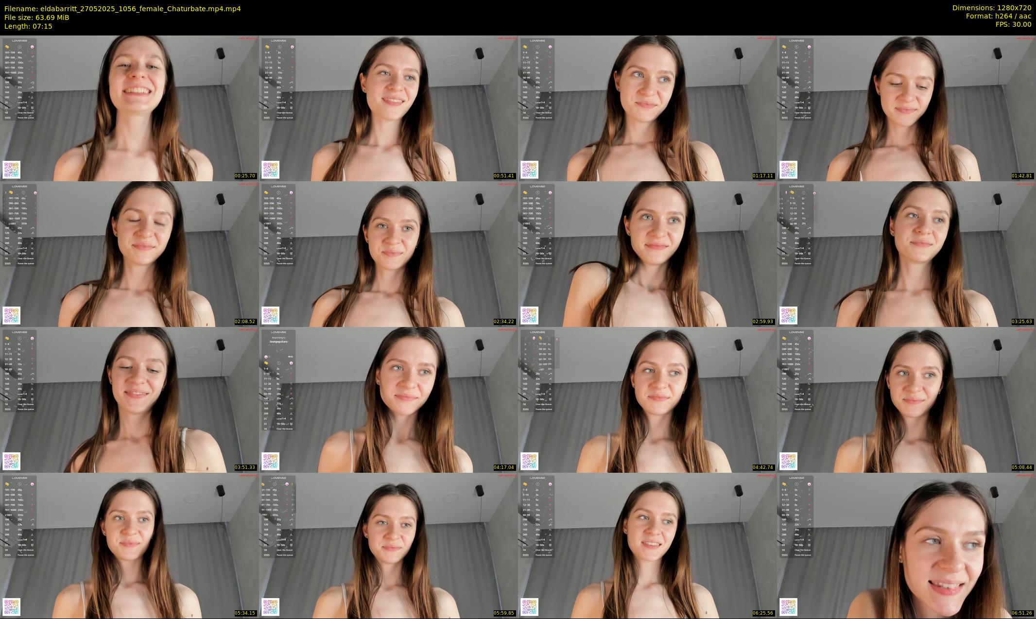 eldabarritt — 8 minute Chaturbate female cam show recording, 720p, May 27, 2025