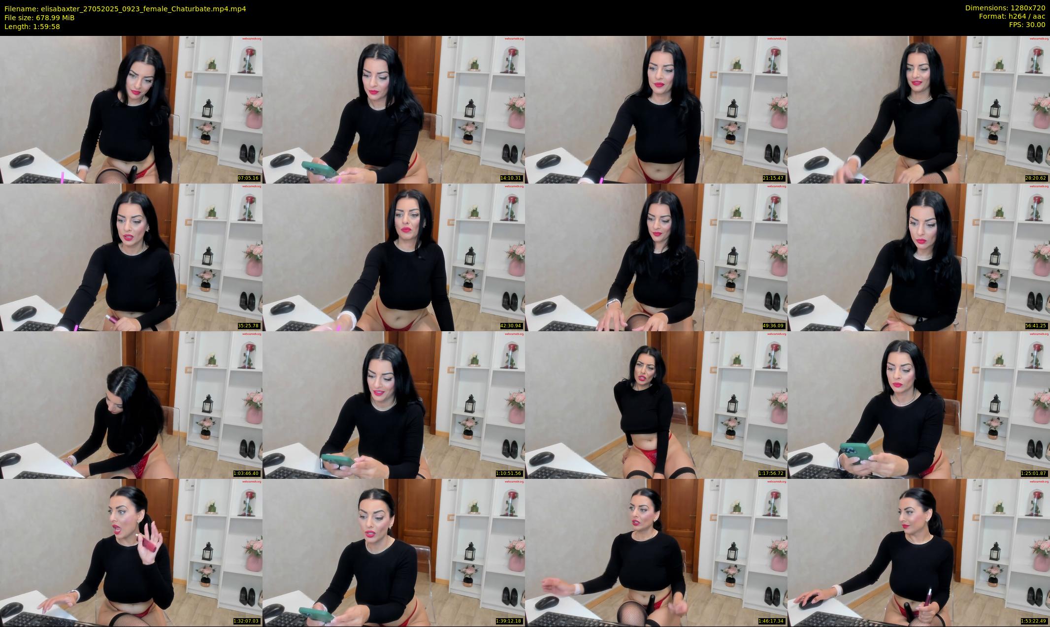 elisabaxter — 120 minute Chaturbate female cam show recording, 720p, May 27, 2025