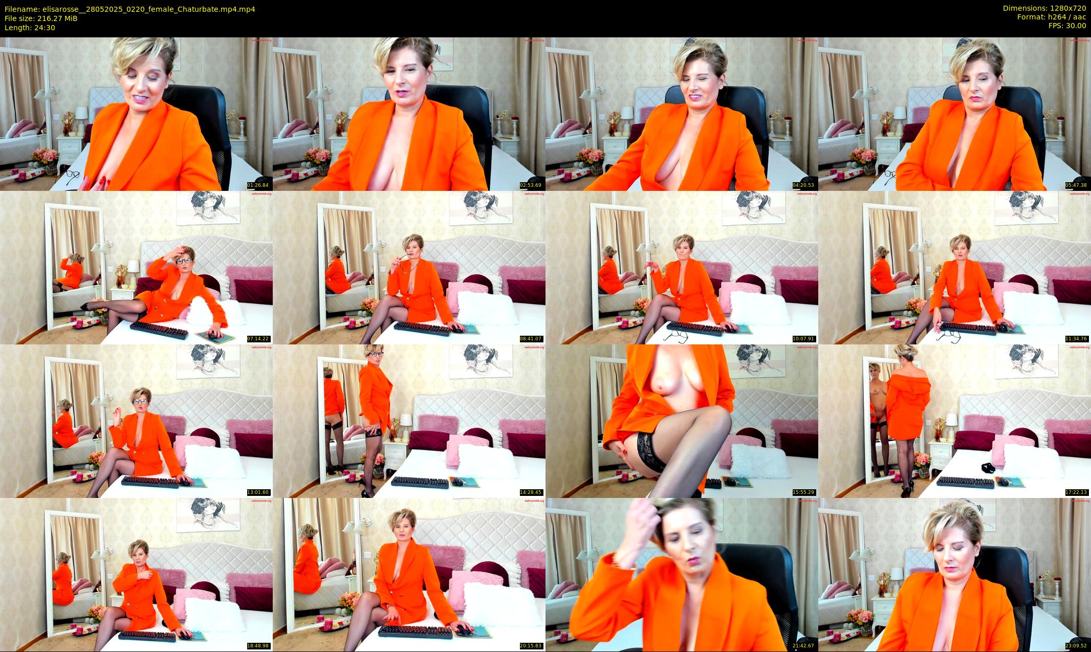 elisarosse_ — 25 minute Chaturbate female cam show recording, 720p, May 28, 2025