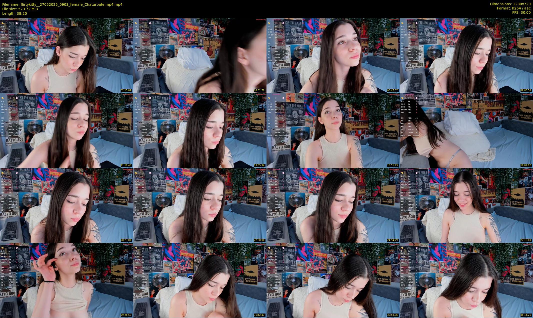 flirtykitty_ — 39 minute Chaturbate female cam show recording, 720p, May 27, 2025