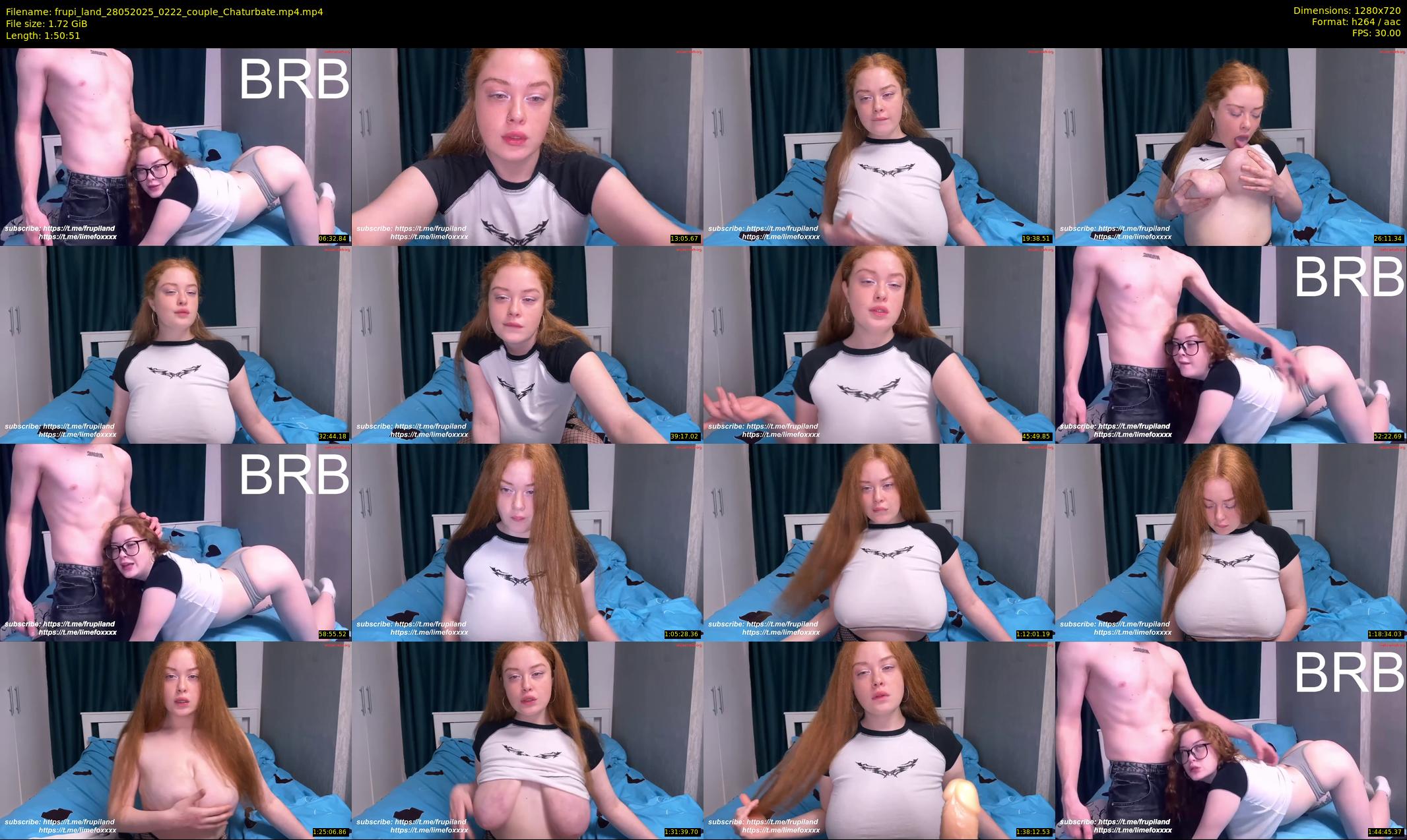 frupi_land — 111 minute Chaturbate couple cam show recording, 720p, May 28, 2025