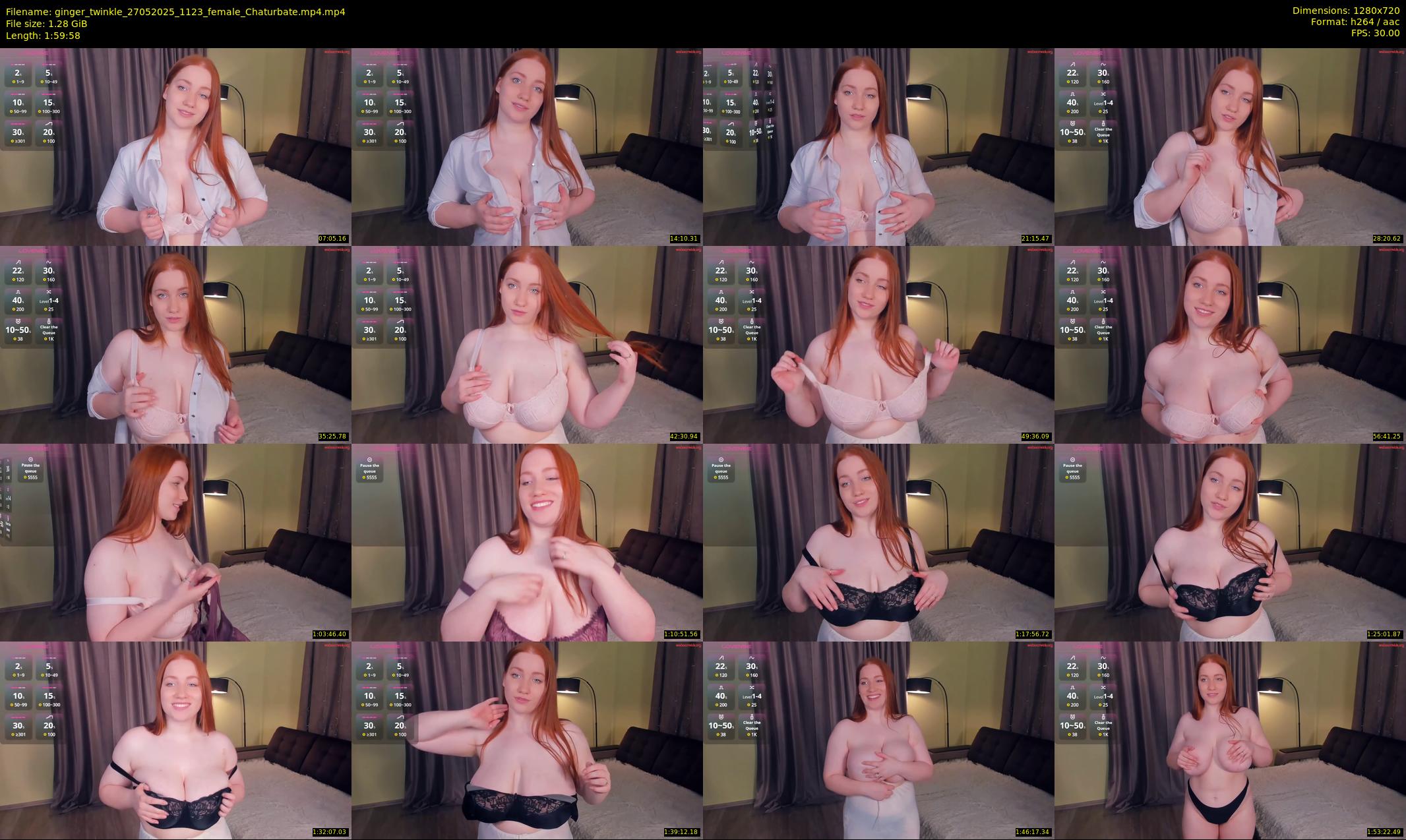 ginger_twinkle — 120 minute Chaturbate female cam show recording, 720p, May 27, 2025
