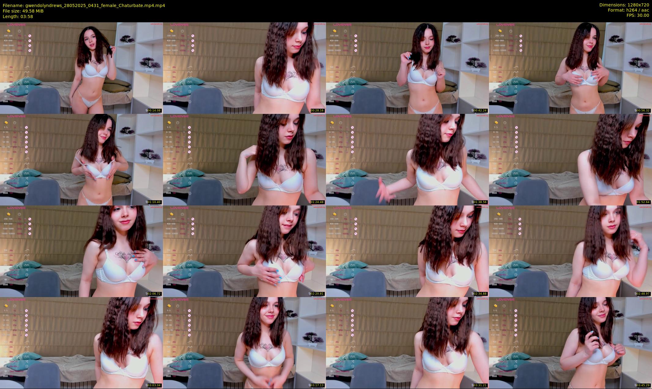 gwendolyndrews — 4 minute Chaturbate female cam show recording, 720p, May 28, 2025