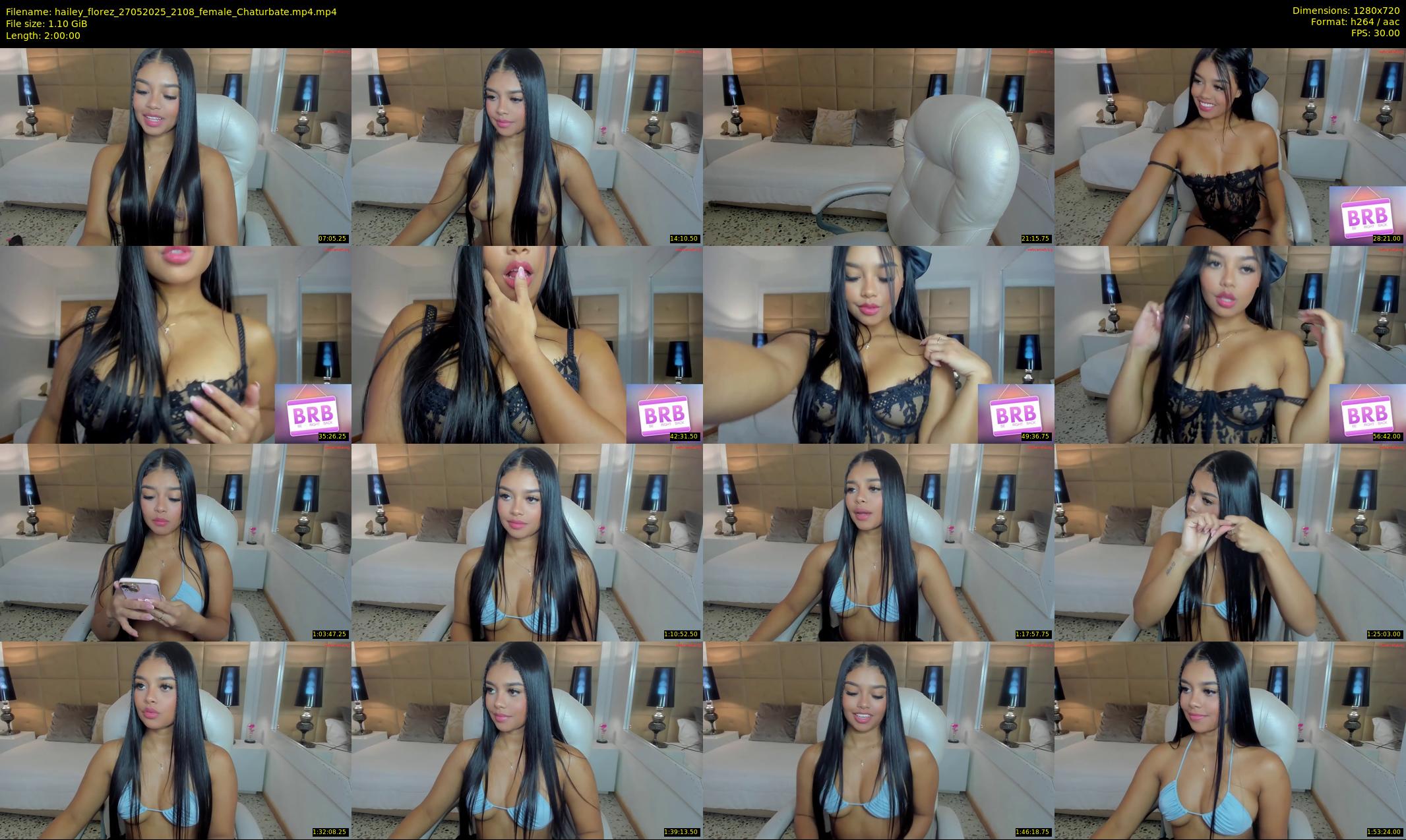 hailey_florez — 120 minute Chaturbate female cam show recording, 720p, May 27, 2025