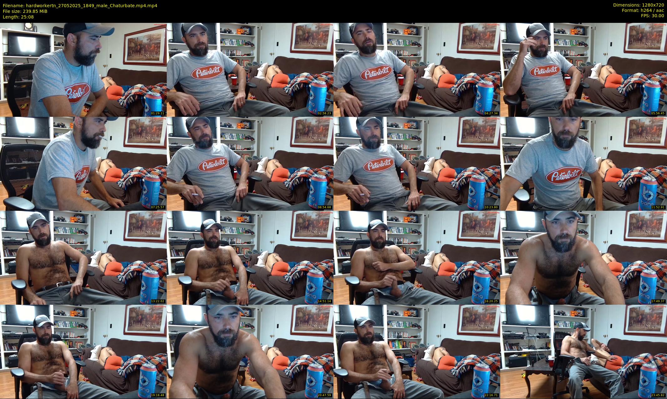 hardworkertn — 26 minute Chaturbate male cam show recording, 720p, May 27, 2025