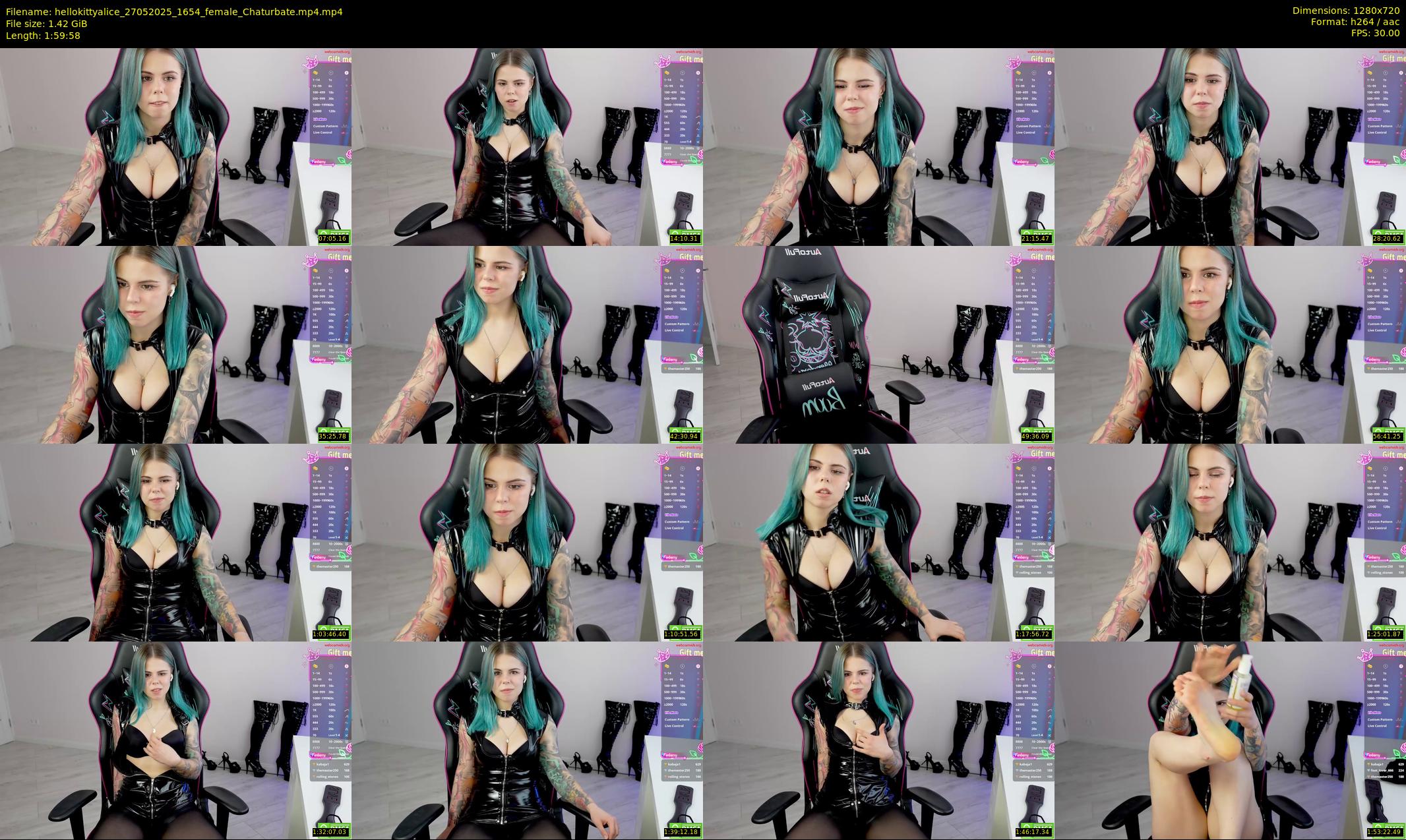 hellokittyalice — 120 minute Chaturbate female cam show recording, 720p, May 27, 2025
