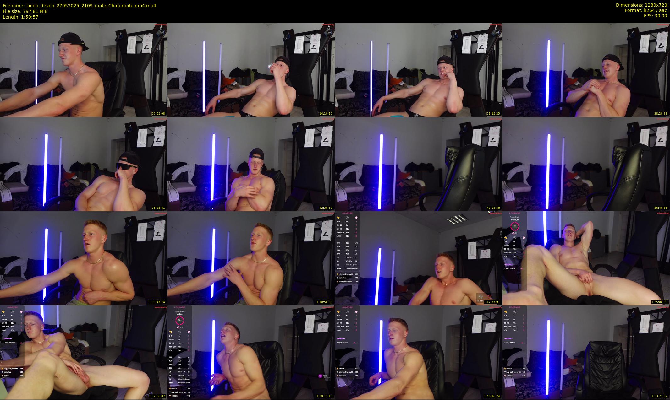 jacob_devon — 120 minute Chaturbate male cam show recording, 720p, May 27, 2025