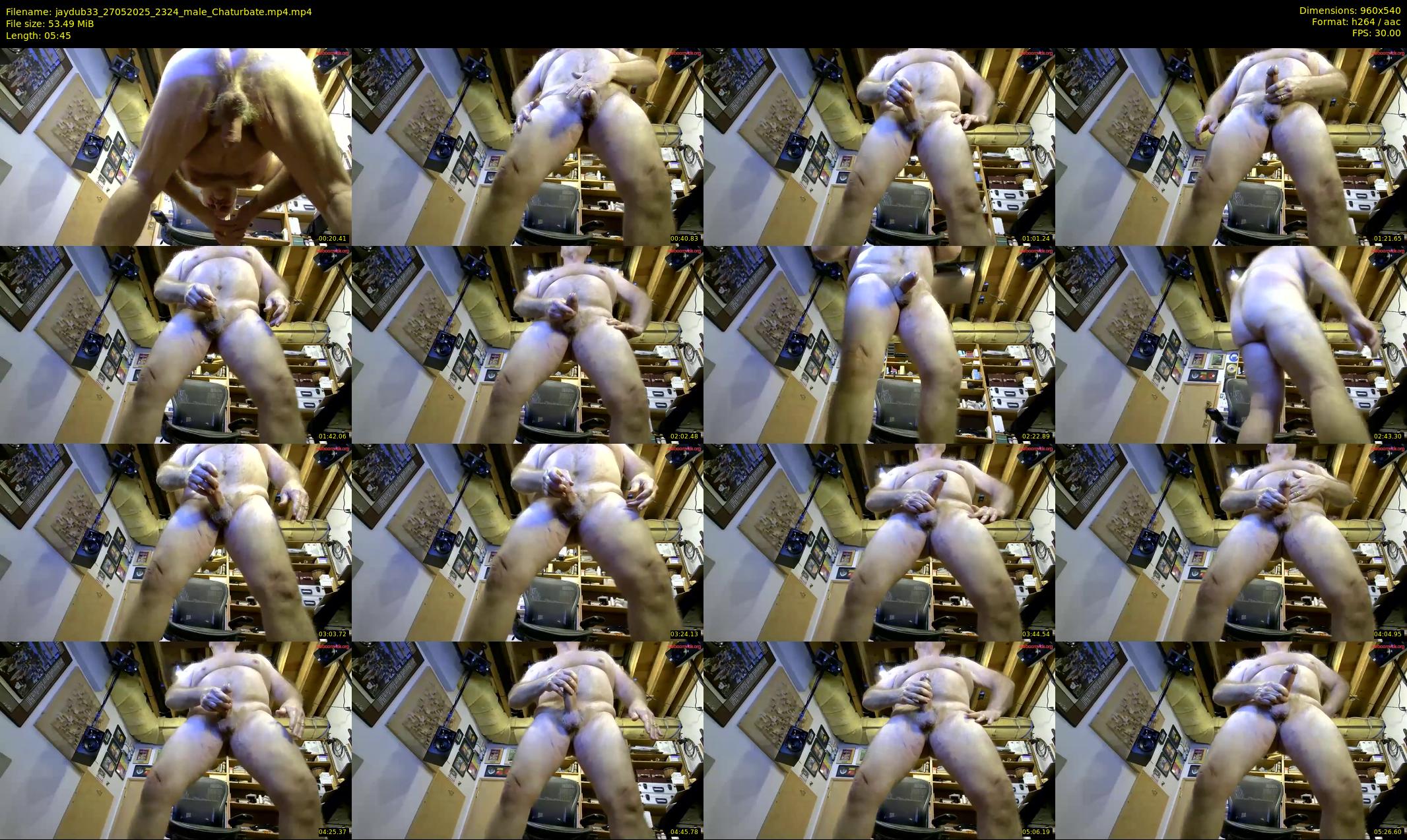 jaydub33 — 6 minute Chaturbate male cam show recording, 480p, May 27, 2025