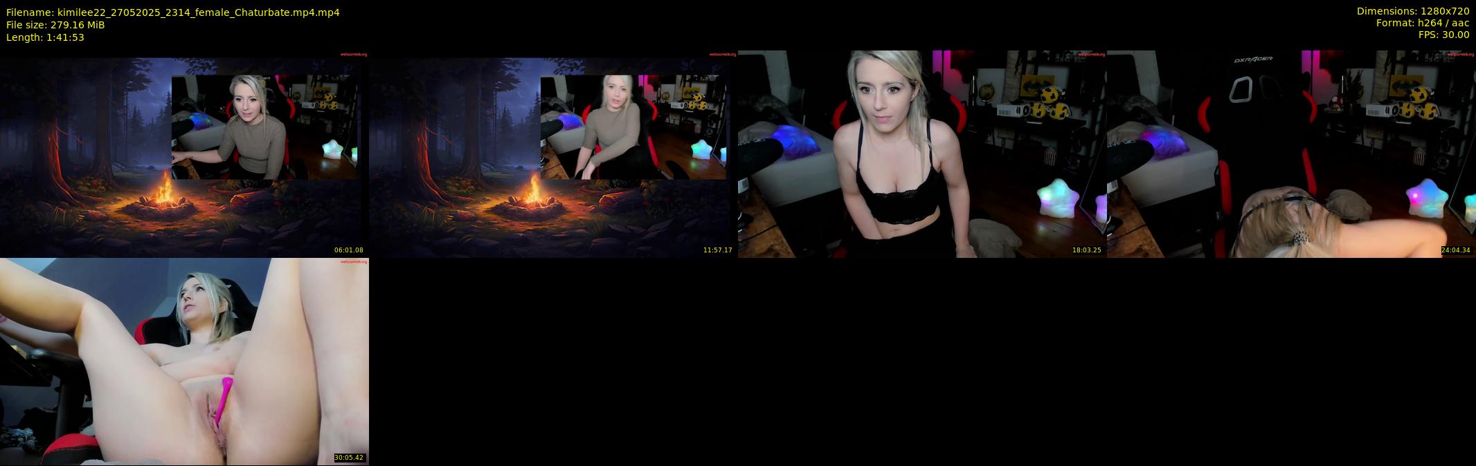 kimilee22 — 102 minute Chaturbate female cam show recording, 720p, May 27, 2025