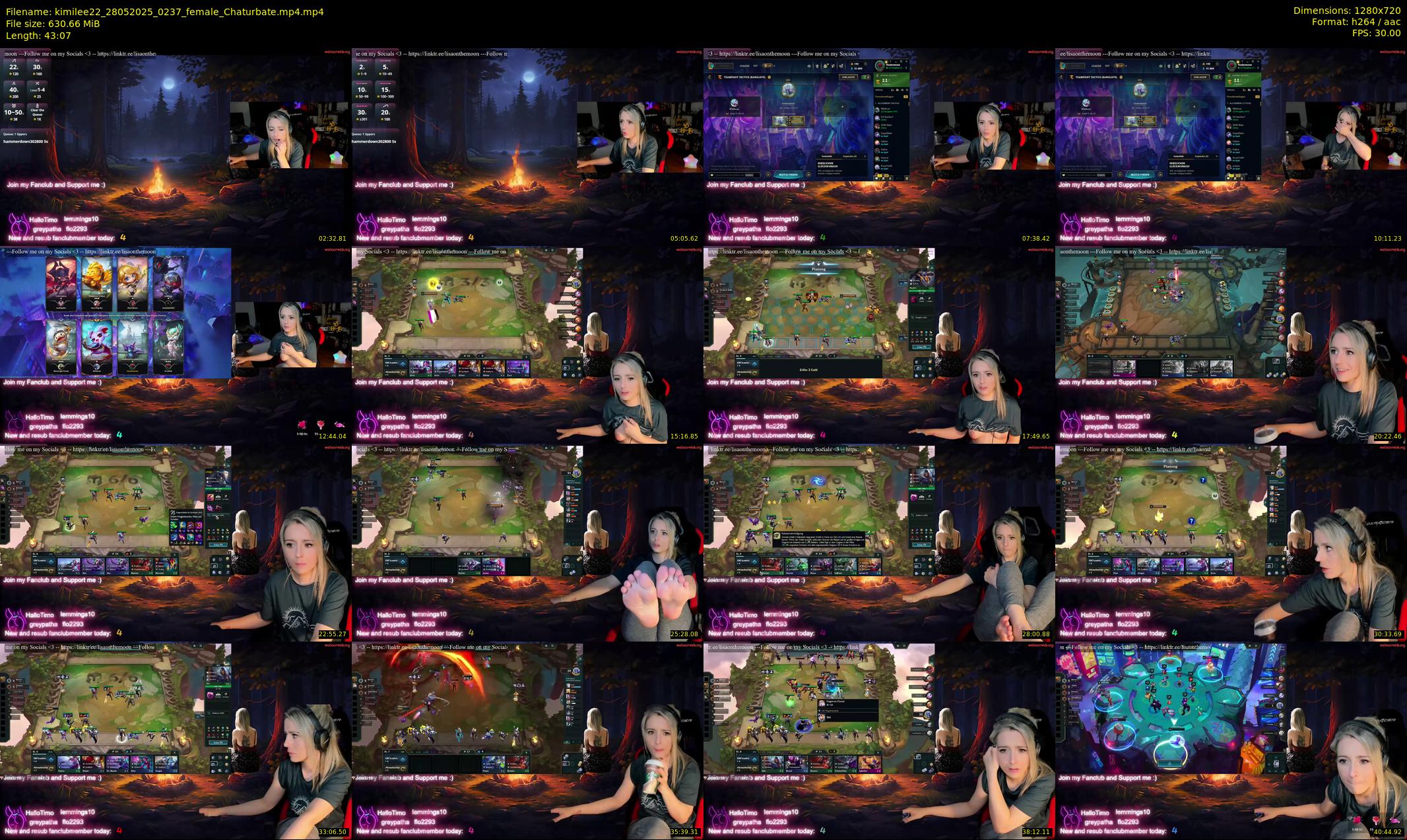 kimilee22 — 44 minute Chaturbate female cam show recording, 720p, May 28, 2025