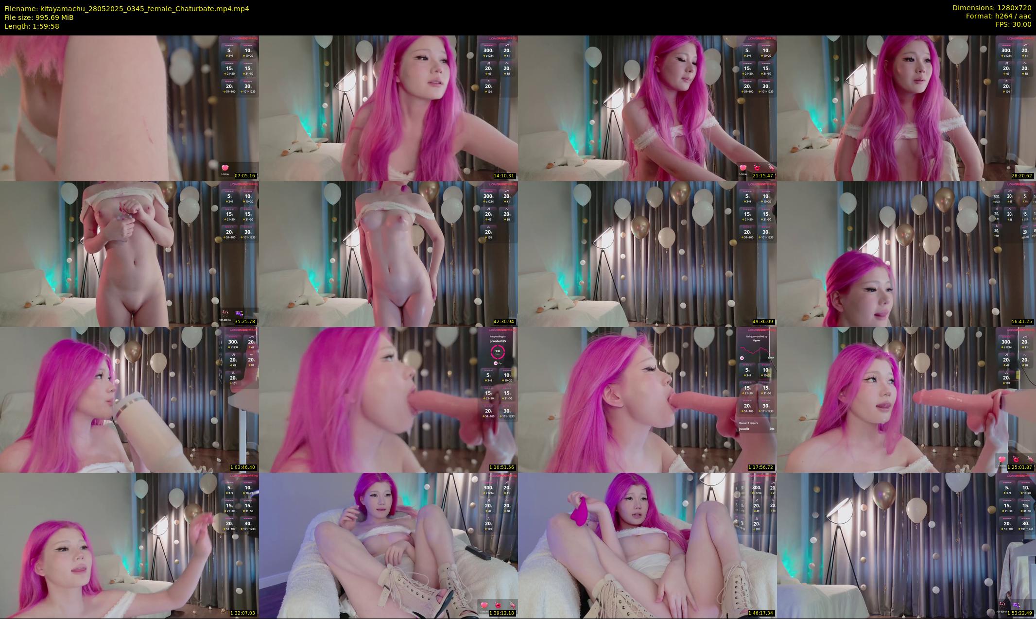 kitayamachu — 120 minute Chaturbate female cam show recording, 720p, May 28, 2025