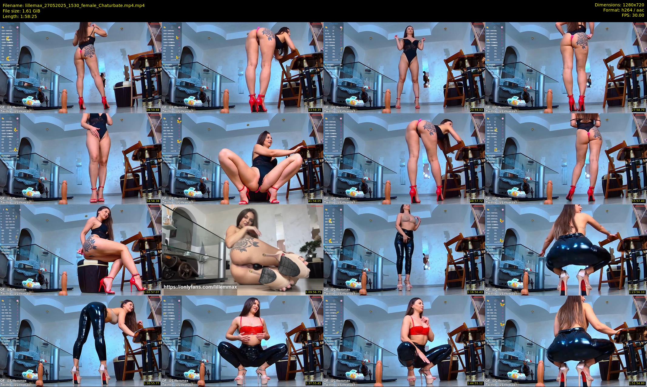 lillemax — 119 minute Chaturbate female cam show recording, 720p, May 27, 2025