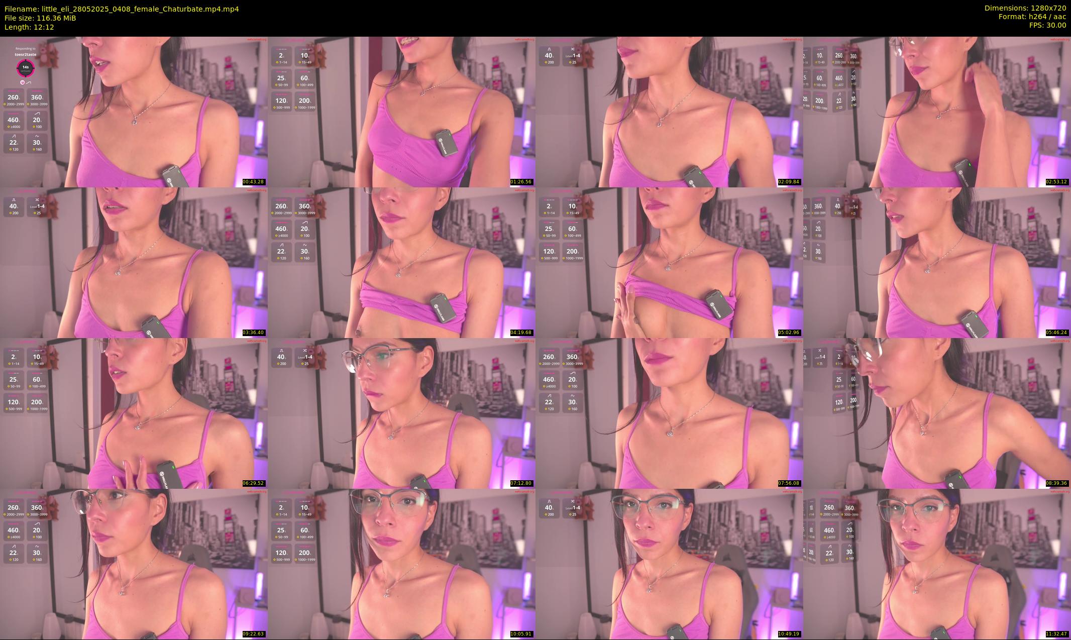 little_eli — 13 minute Chaturbate female cam show recording, 720p, May 28, 2025
