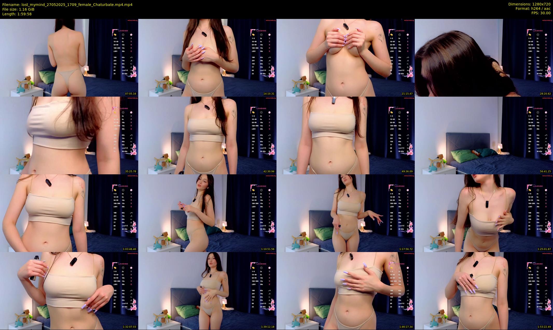 lost_mymind — 120 minute Chaturbate female cam show recording, 720p, May 27, 2025